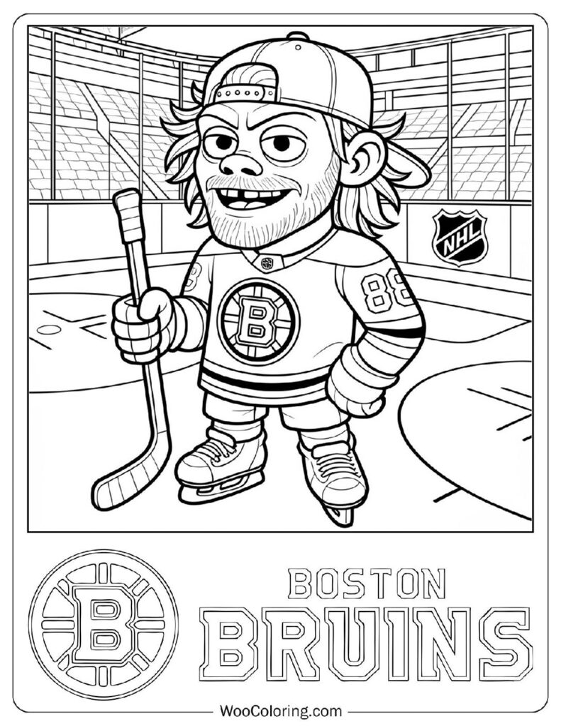 22 NHL Hockey Coloring Pages Free PDF To Print Woo Coloring