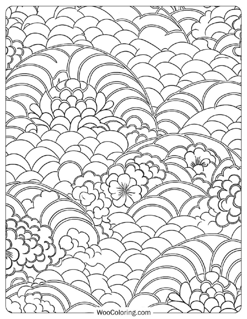 22 Pattern Coloring Pages Free PDF To Print Woo Coloring