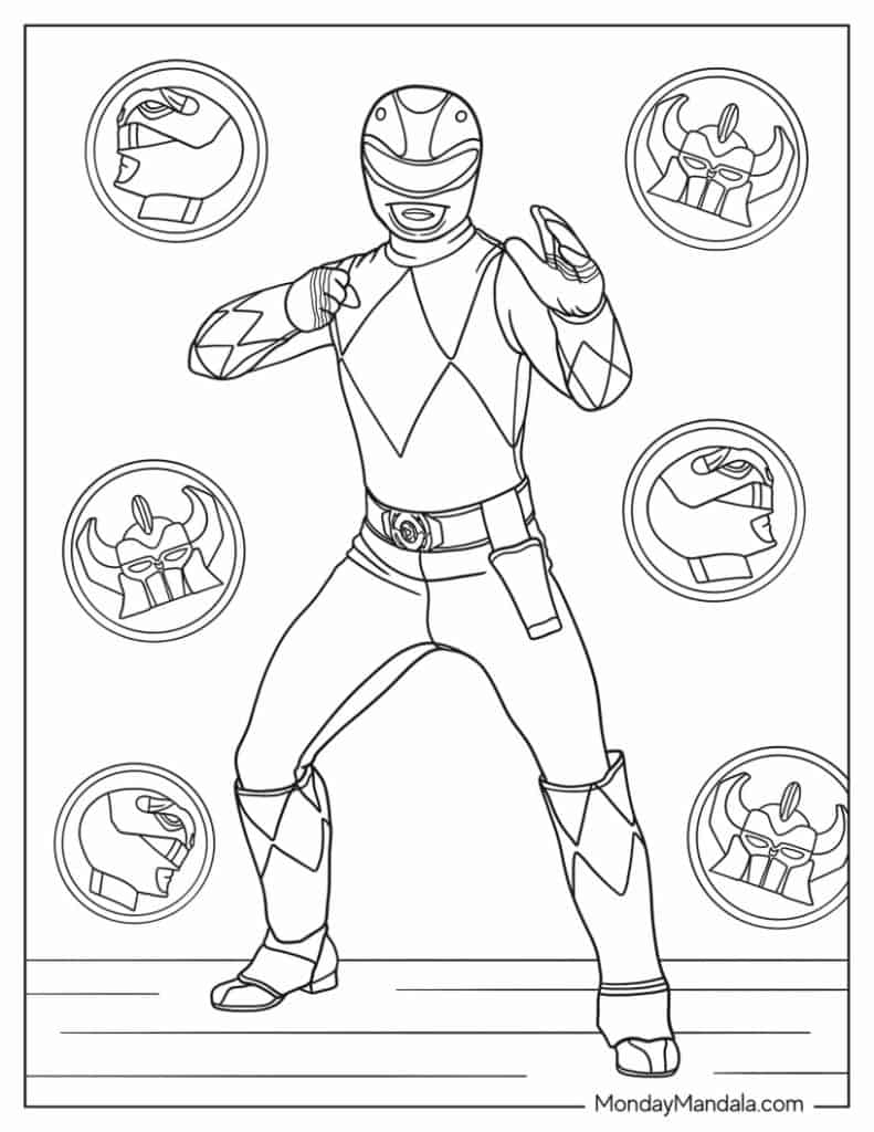 22 Power Rangers Coloring Pages Free PDF Printables 
