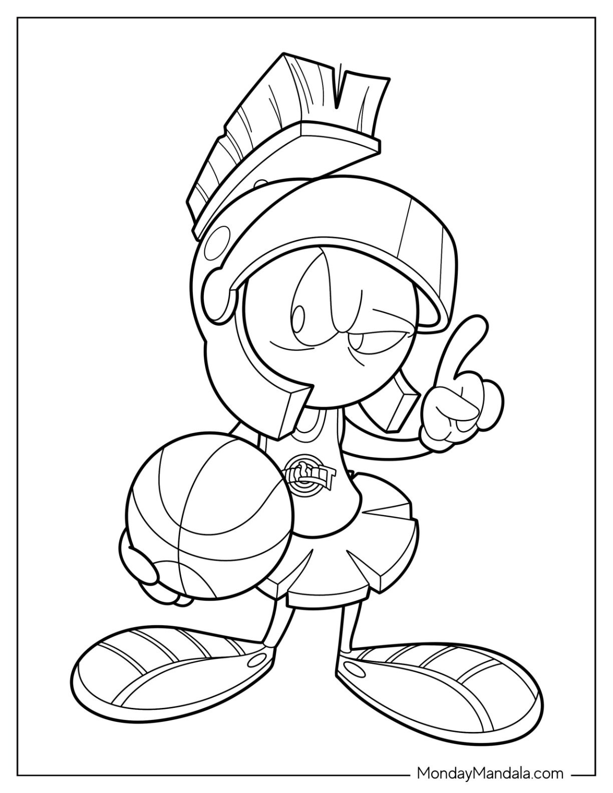 22 Space Jam Coloring Pages Free PDF Printables 
