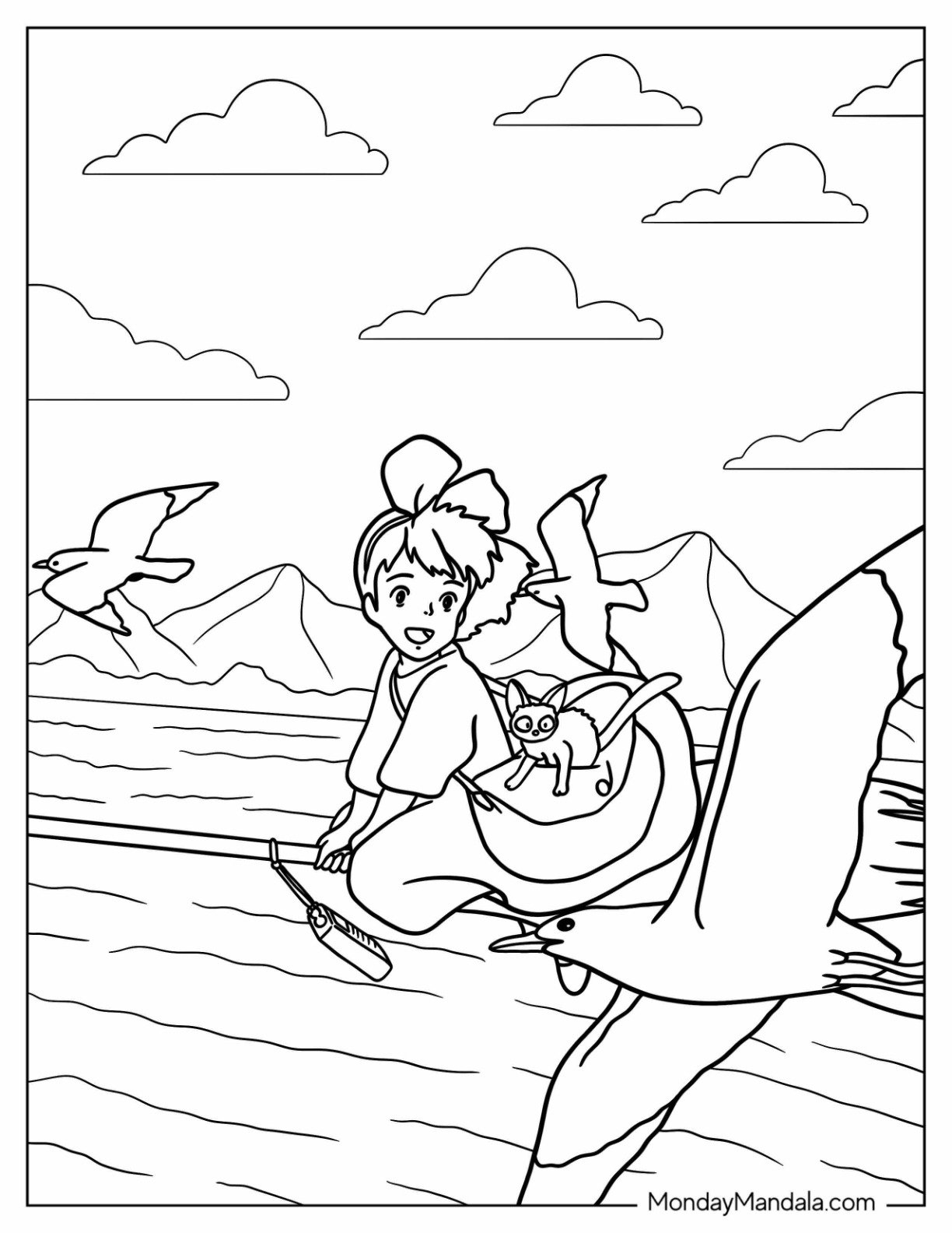22 Studio Ghibli Coloring Pages Free PDF Printables 