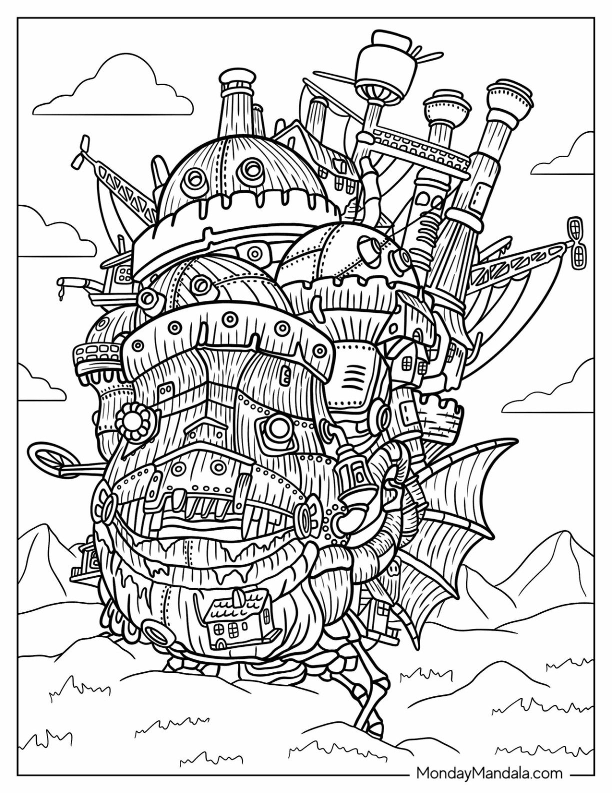 22 Studio Ghibli Coloring Pages Free PDF Printables 