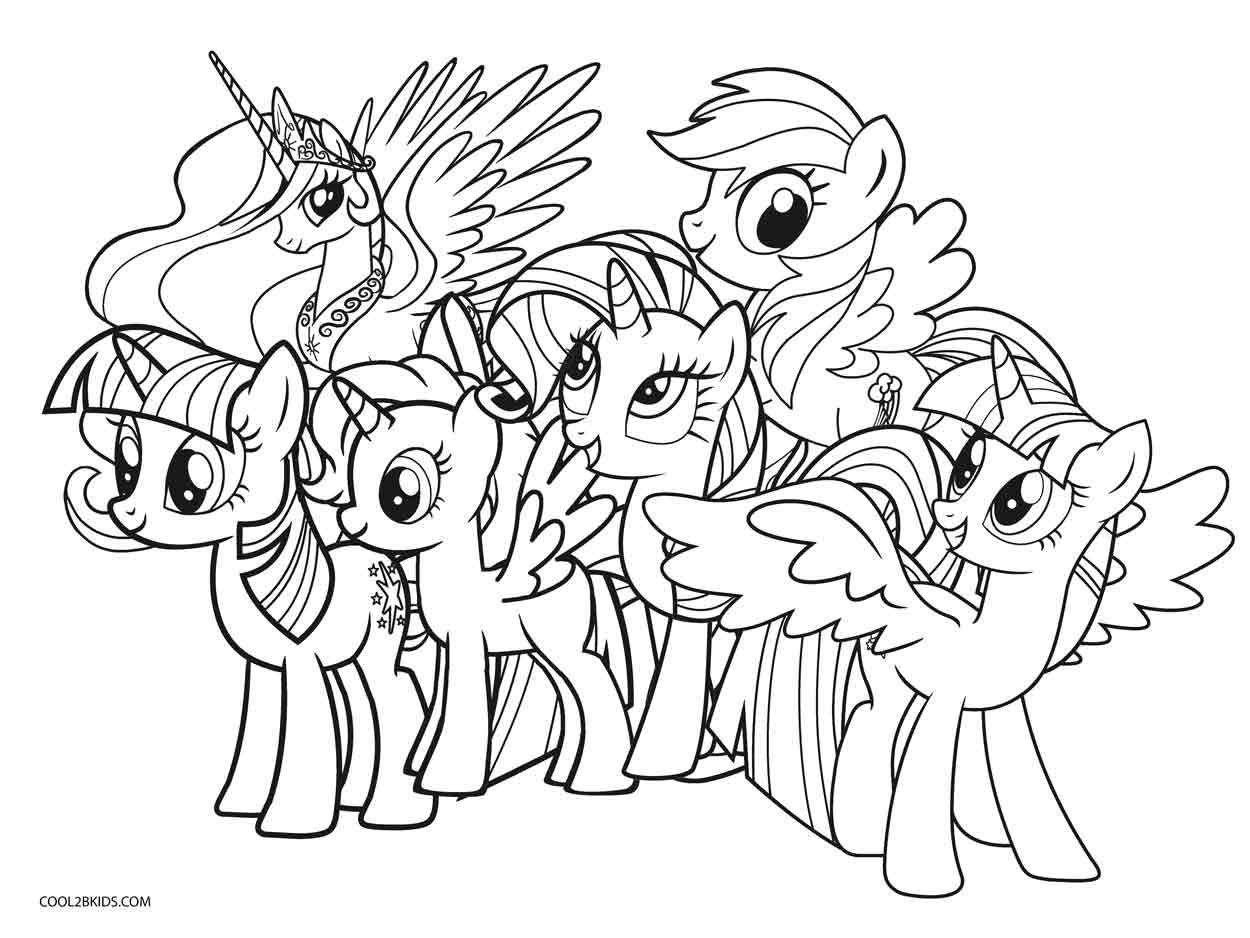 23 Page My Little Pony Coloring Etsy Norway