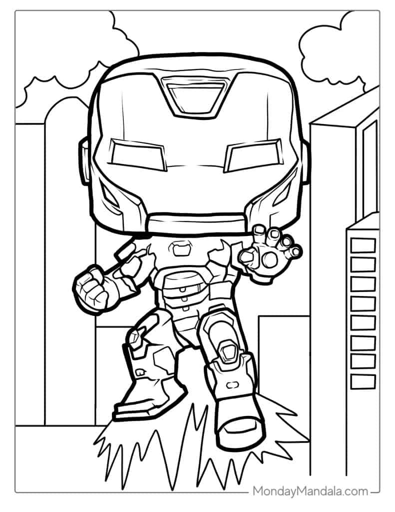 24 Iron Man Coloring Pages Free PDF Printables 