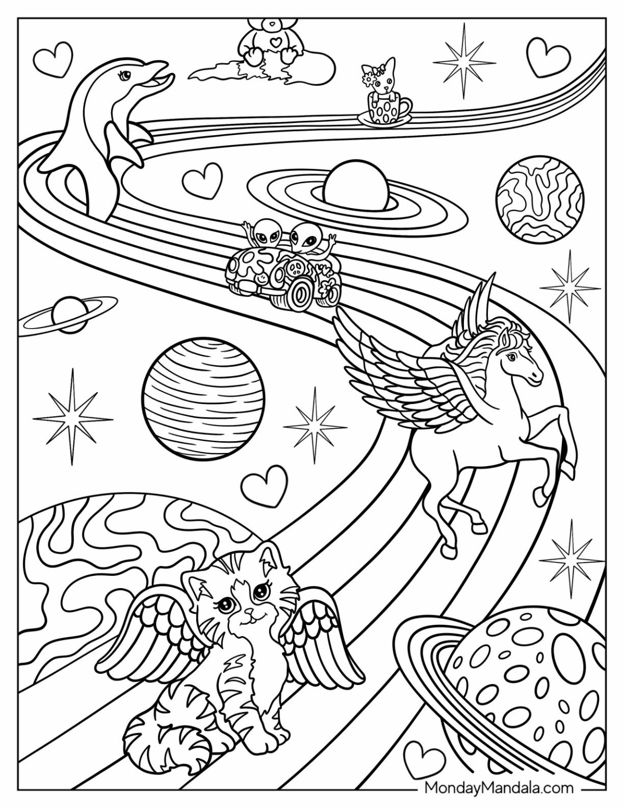 free coloring pages lisa frank