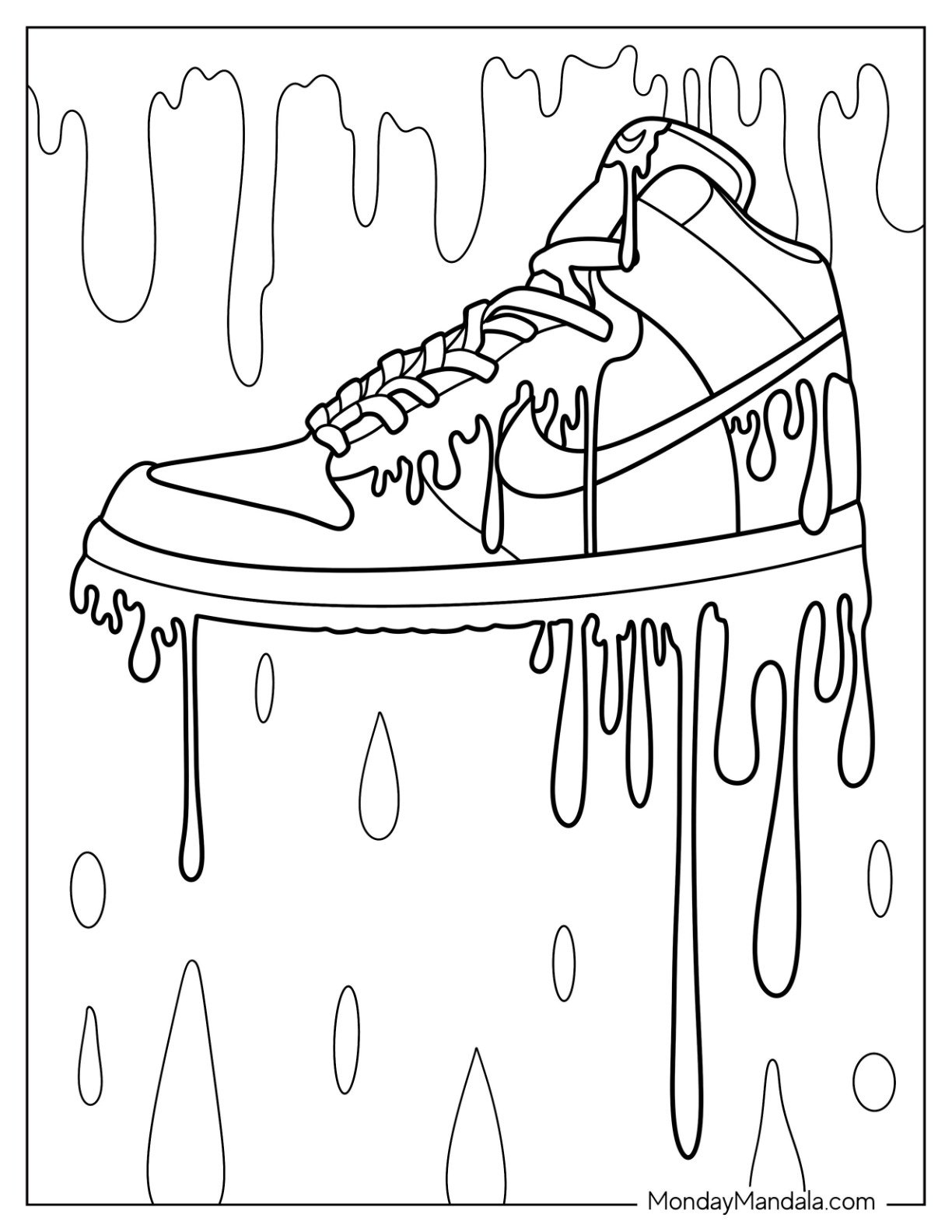 24 Nike Coloring Pages Free PDF Printables 