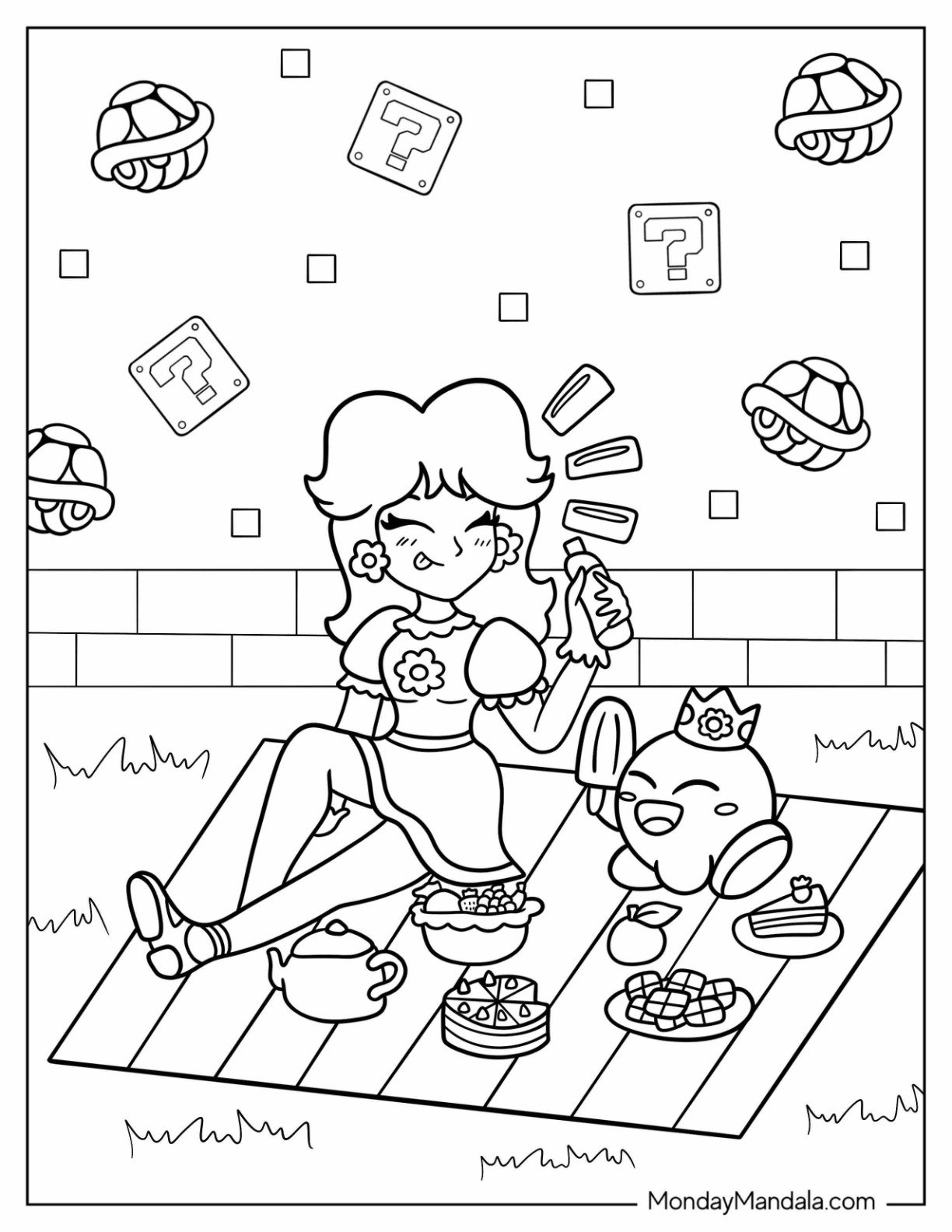 24 Princess Daisy Coloring Pages Free PDF Printables 