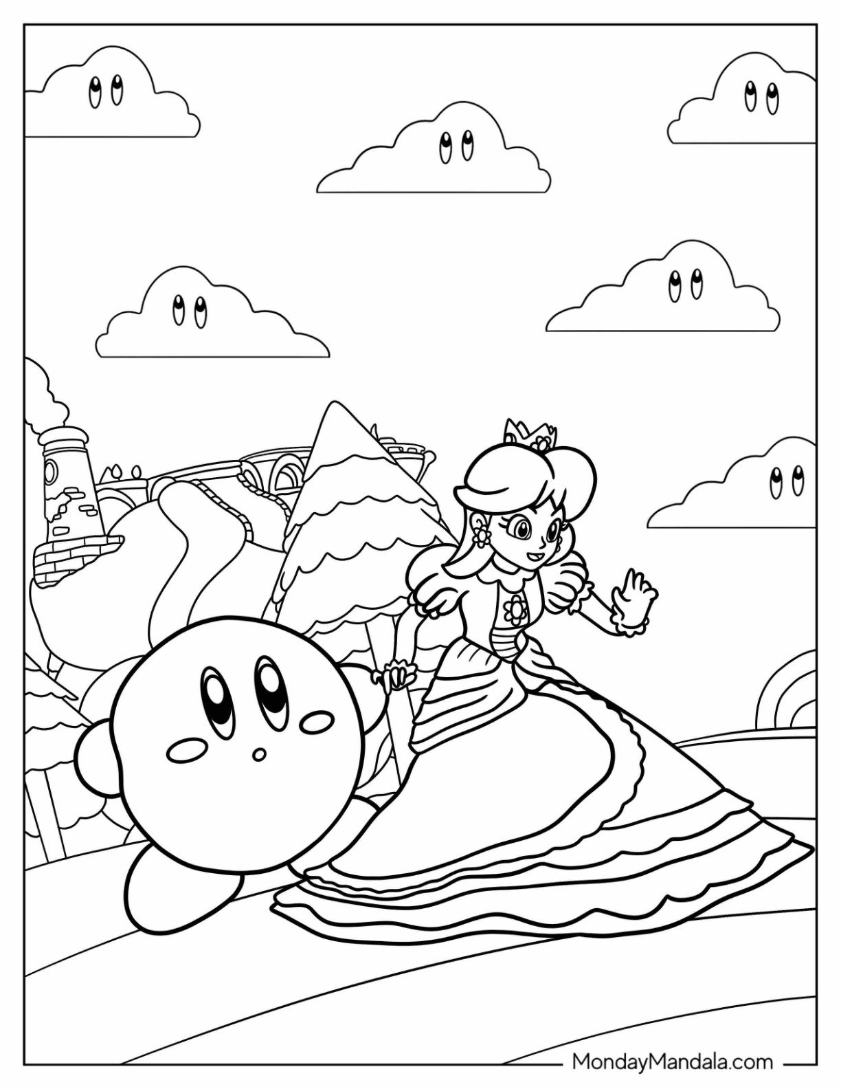 24 Princess Daisy Coloring Pages Free PDF Printables