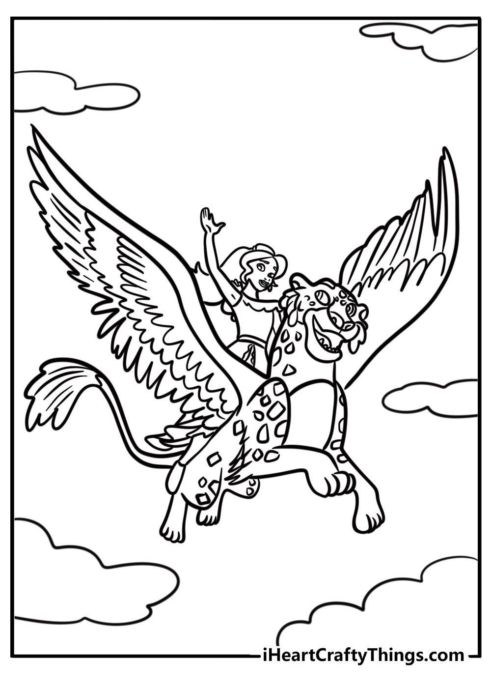 coloring pages elena of avalor