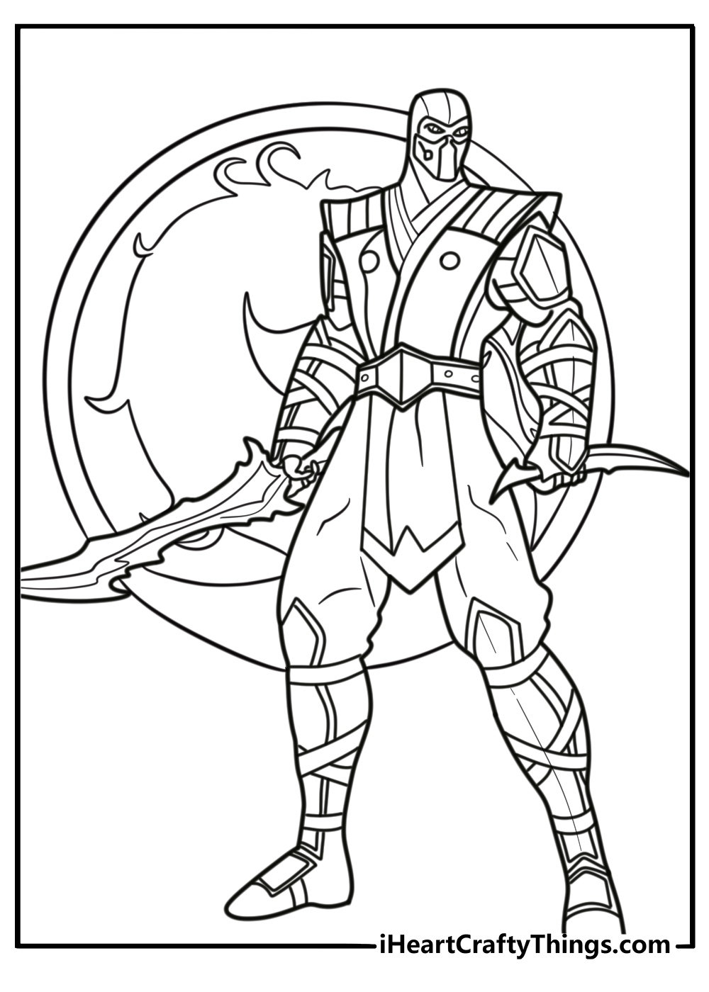 25 Free Mortal Coloring Pages For Kids