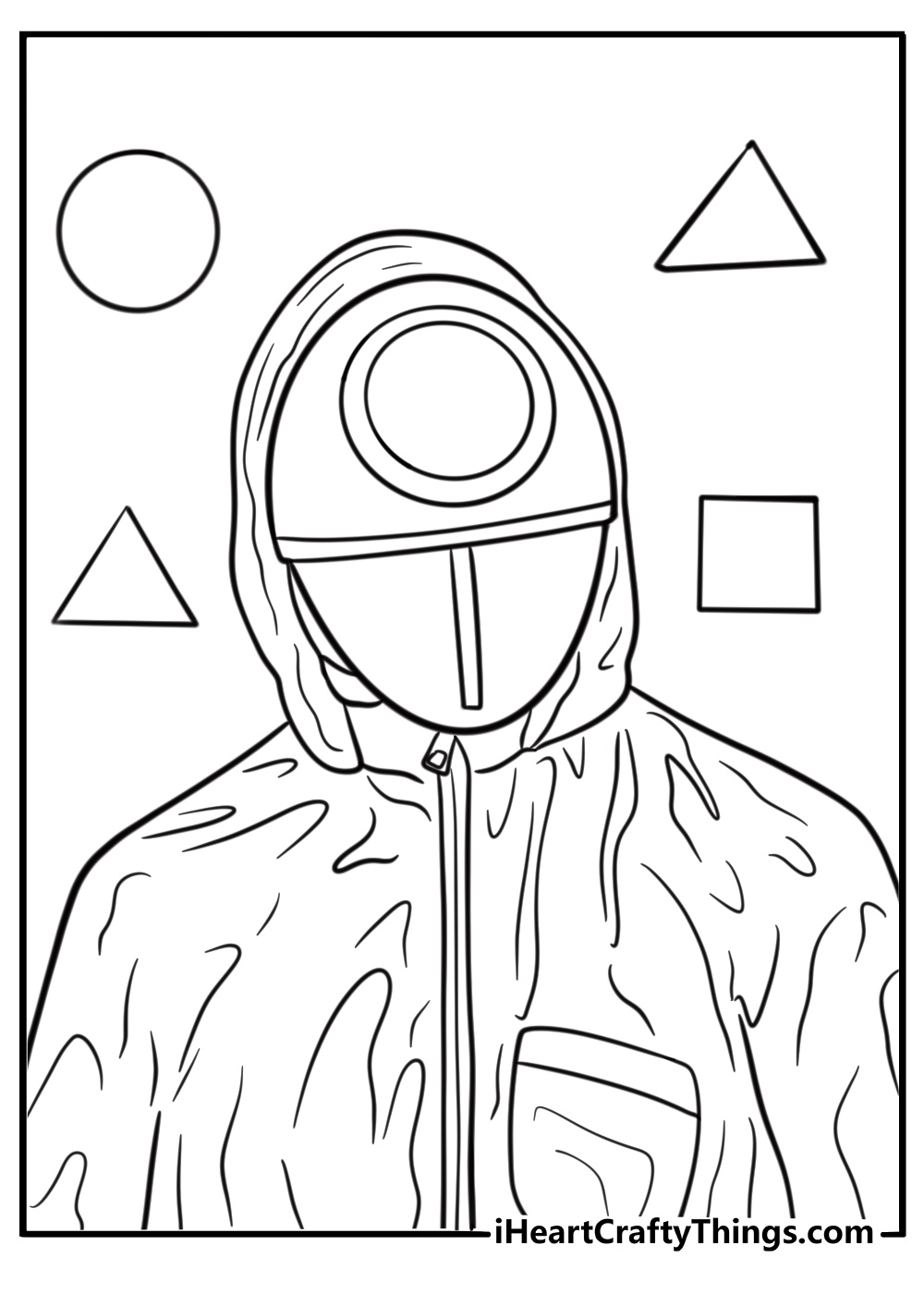 25 Free Squid Game Coloring Pages For Kids
