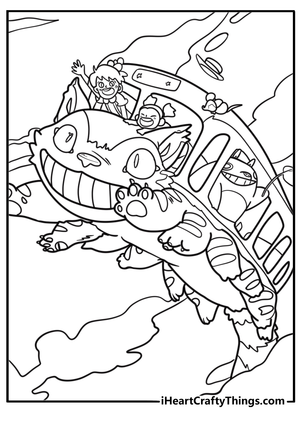 25 Free Totoro Coloring Pages For Kids