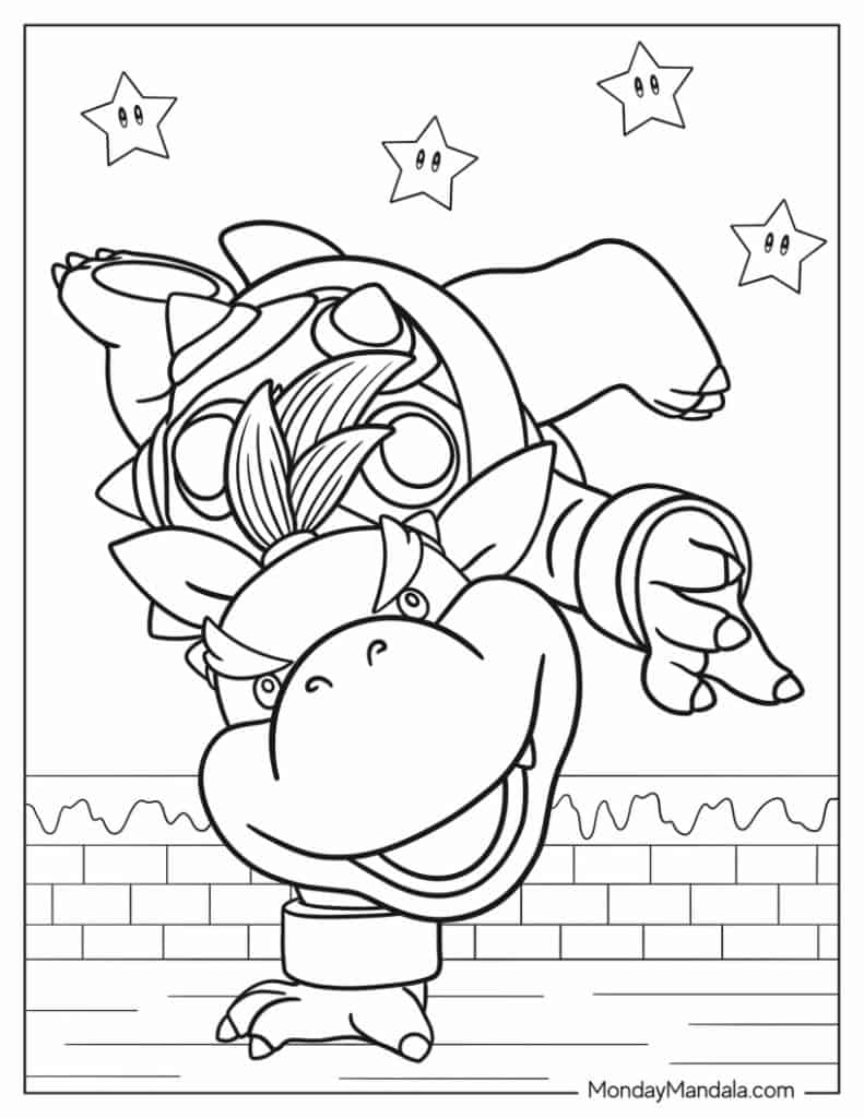 26 Bowser Coloring Pages Free PDF Printables 