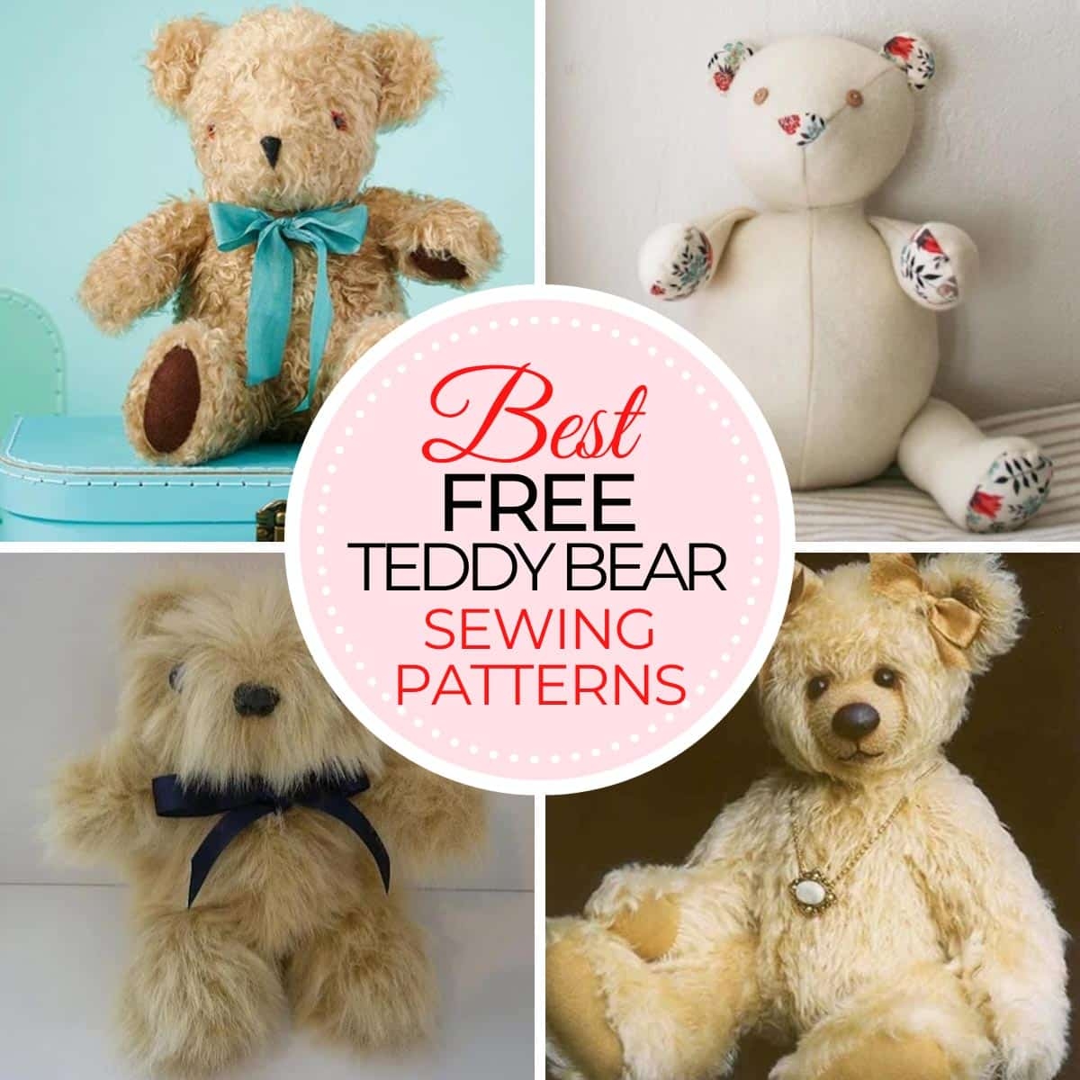 free teddy bear patterns printable
