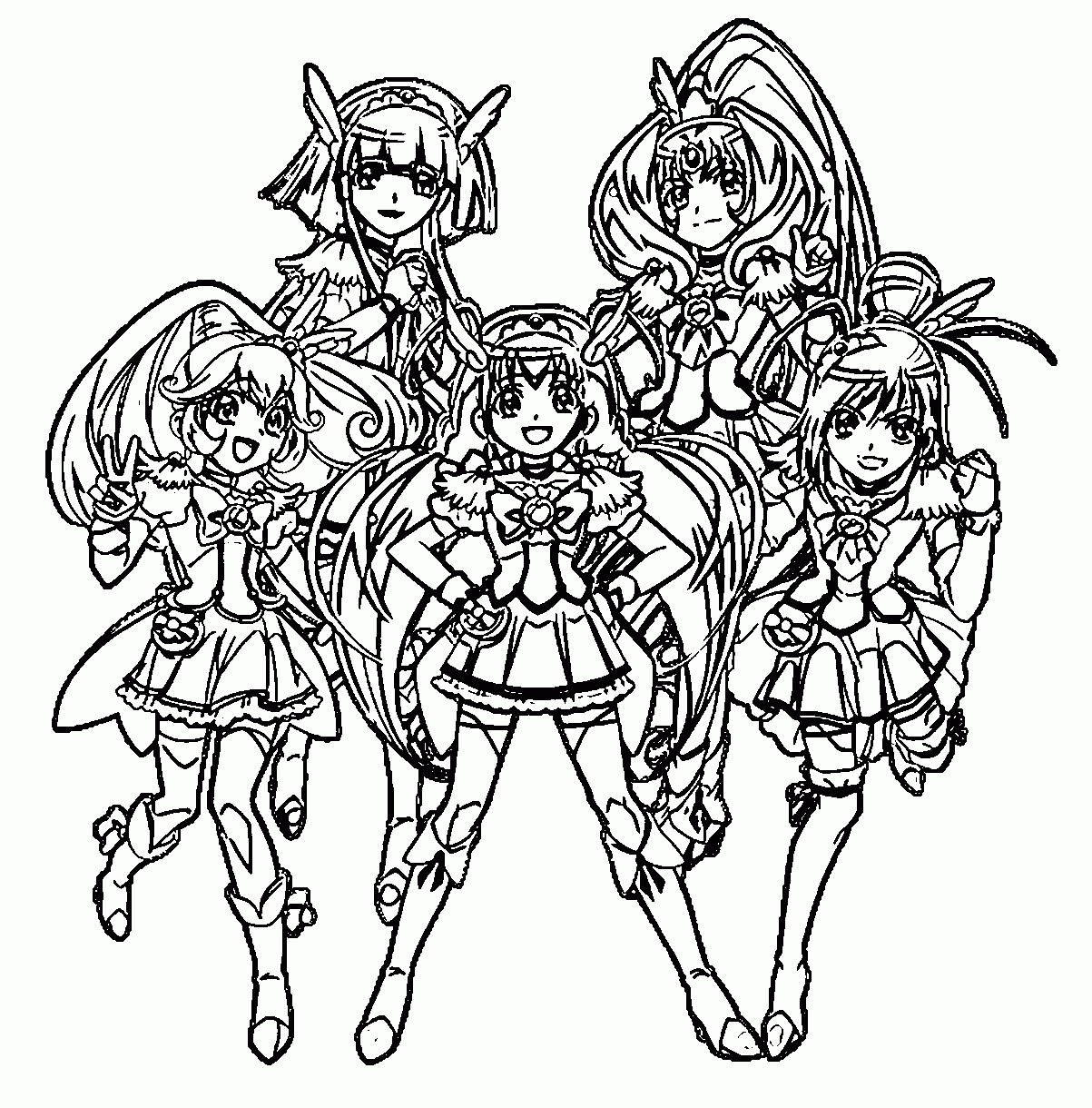 27 Pretty Image Of Glitter Force Coloring Pages Entitlementtrap