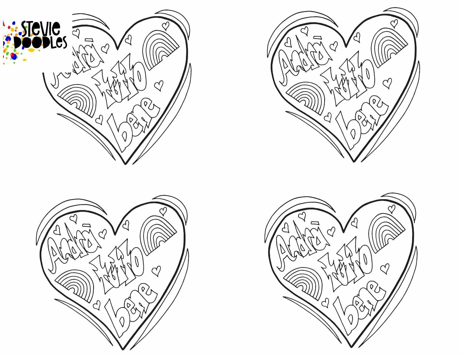 28 Free Thinking Of You Cards To Color Stevie Doodles