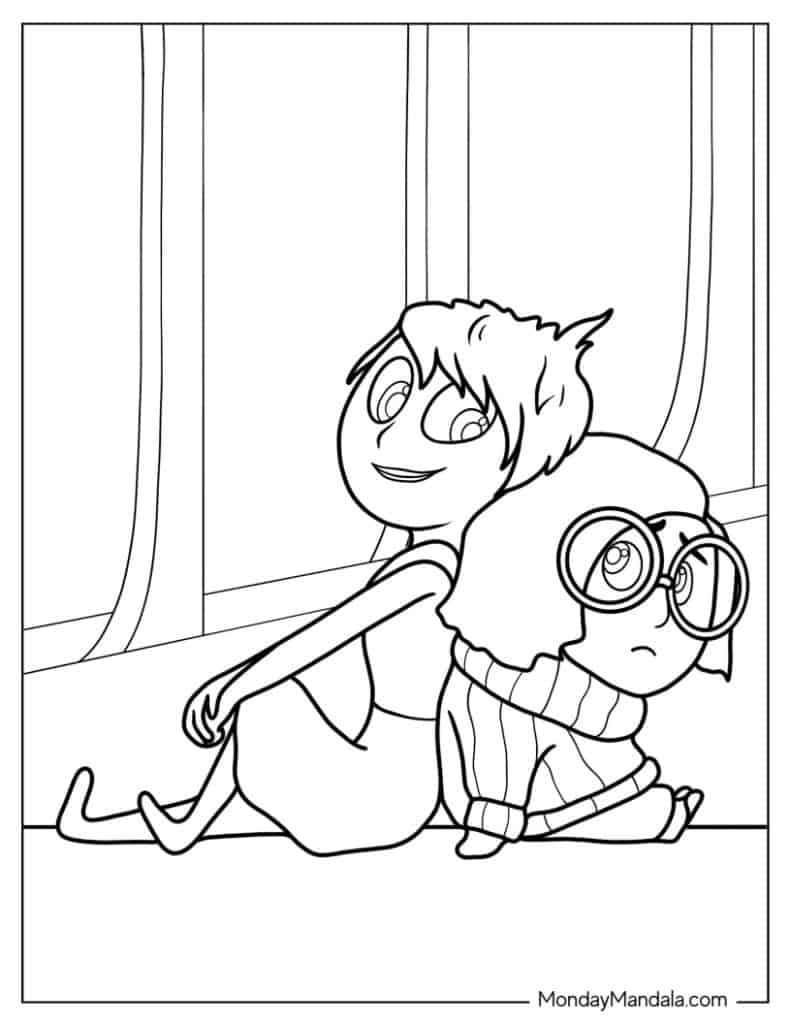 28 Inside Out Coloring Pages Free PDF Printables 