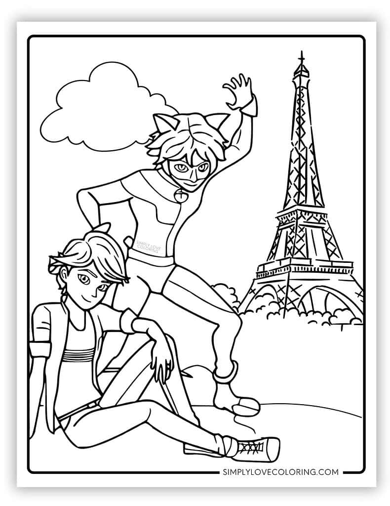 28 Miraculous Ladybug Coloring Pages Free PDF Printables Simply Love Coloring