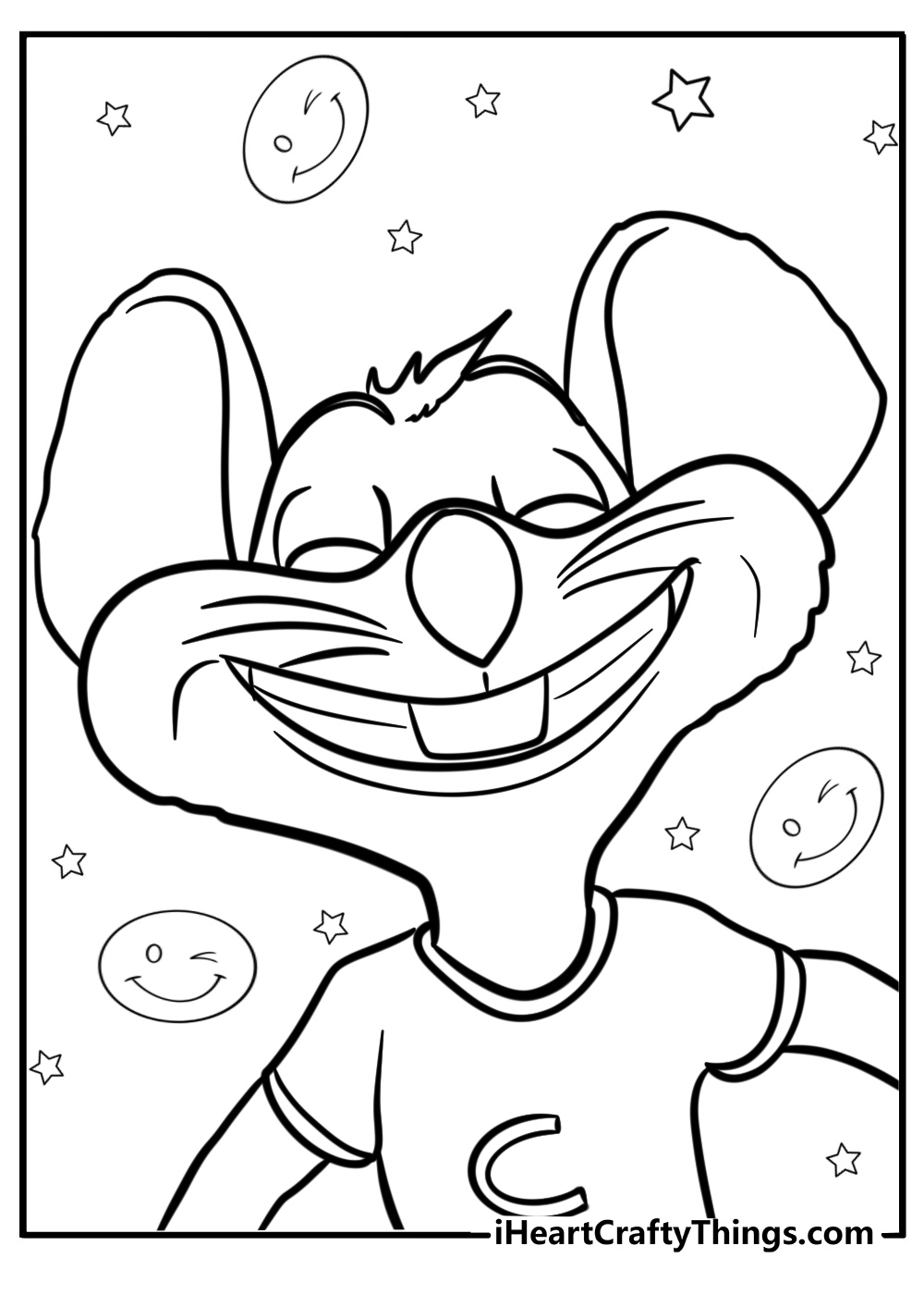chuck e cheese color pages
