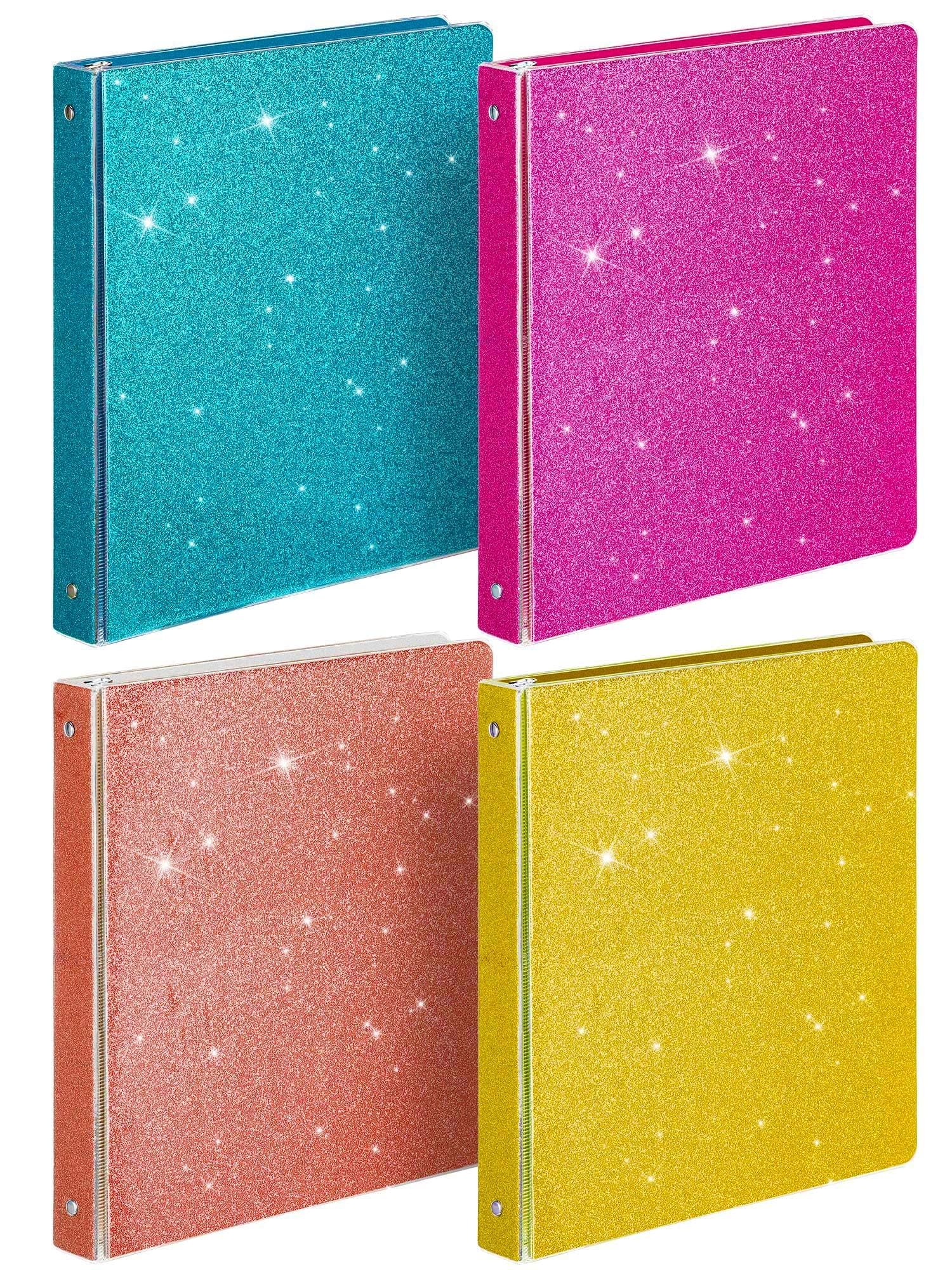 3 Ring Binders Colorful Seashell 3 Ring Binders 1 5 Inch Round Rings Hold 200 Sheets 2 Pack Cute Notebook Binders 12 4x10 63 Inches Seashell Binder