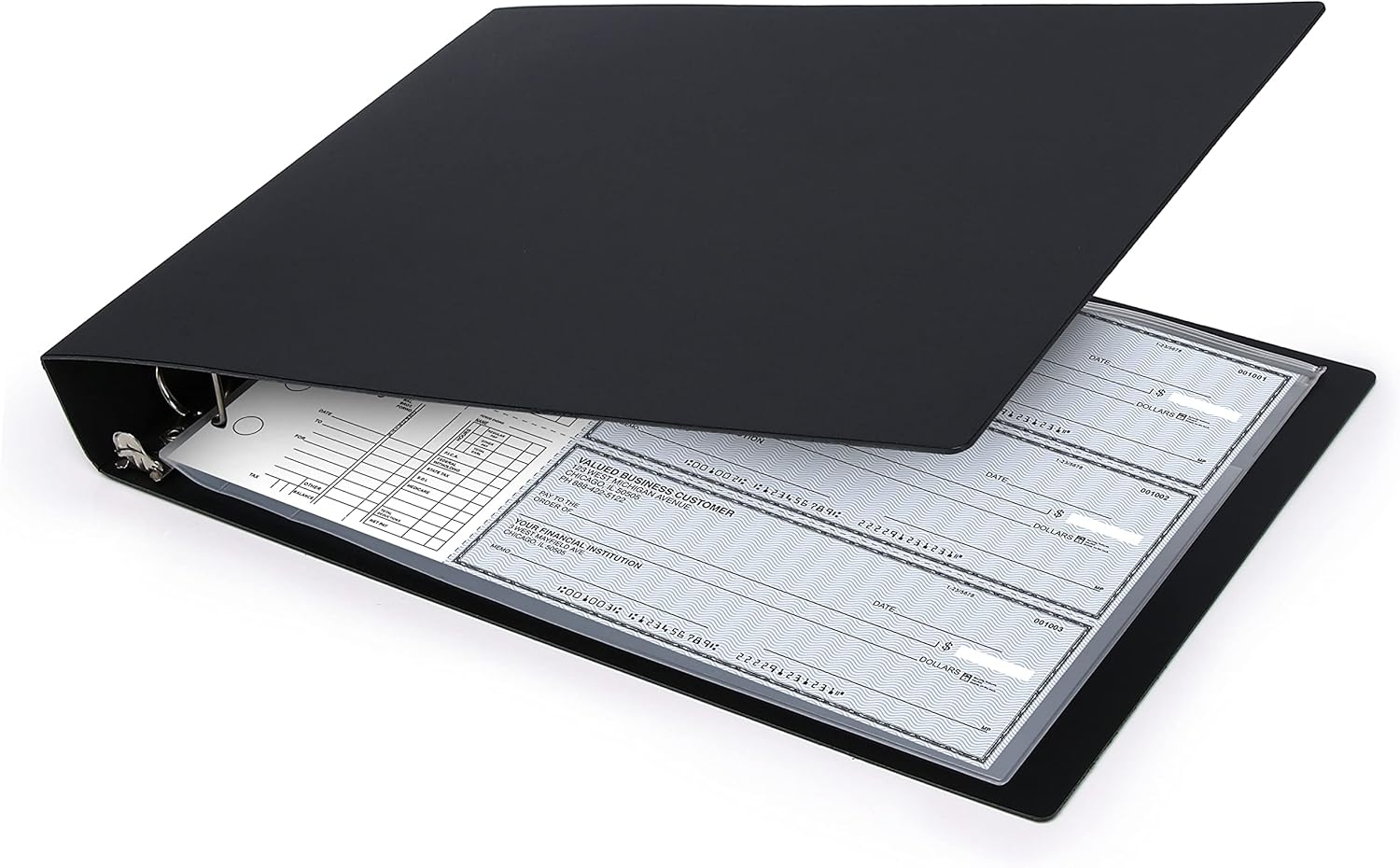 3 Rings Business Check Binder For 3 On A Page Checks Fit 3 9 9 x11 1 4 EBay