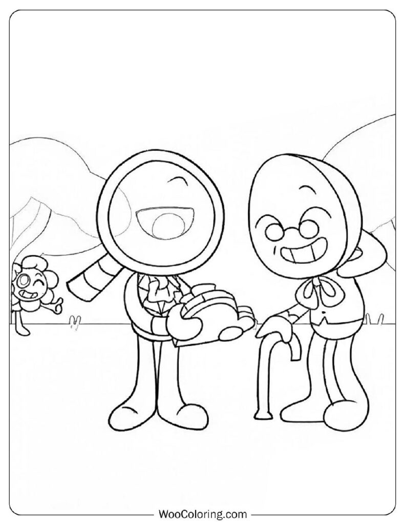 dandys world printable coloring pages