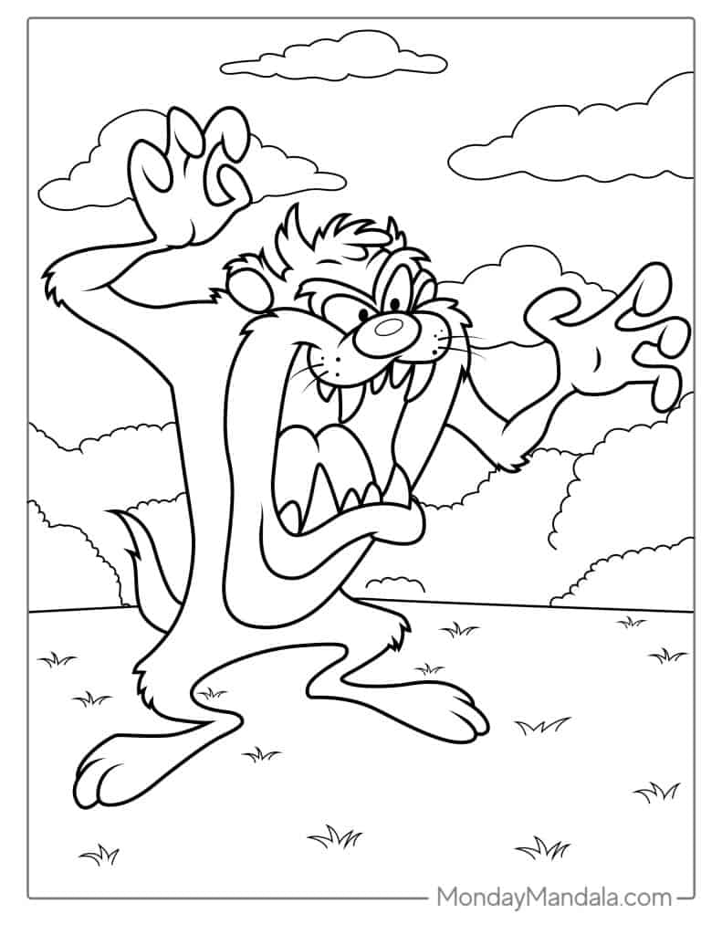 32 Looney Tunes Coloring Pages Free PDF Printables 