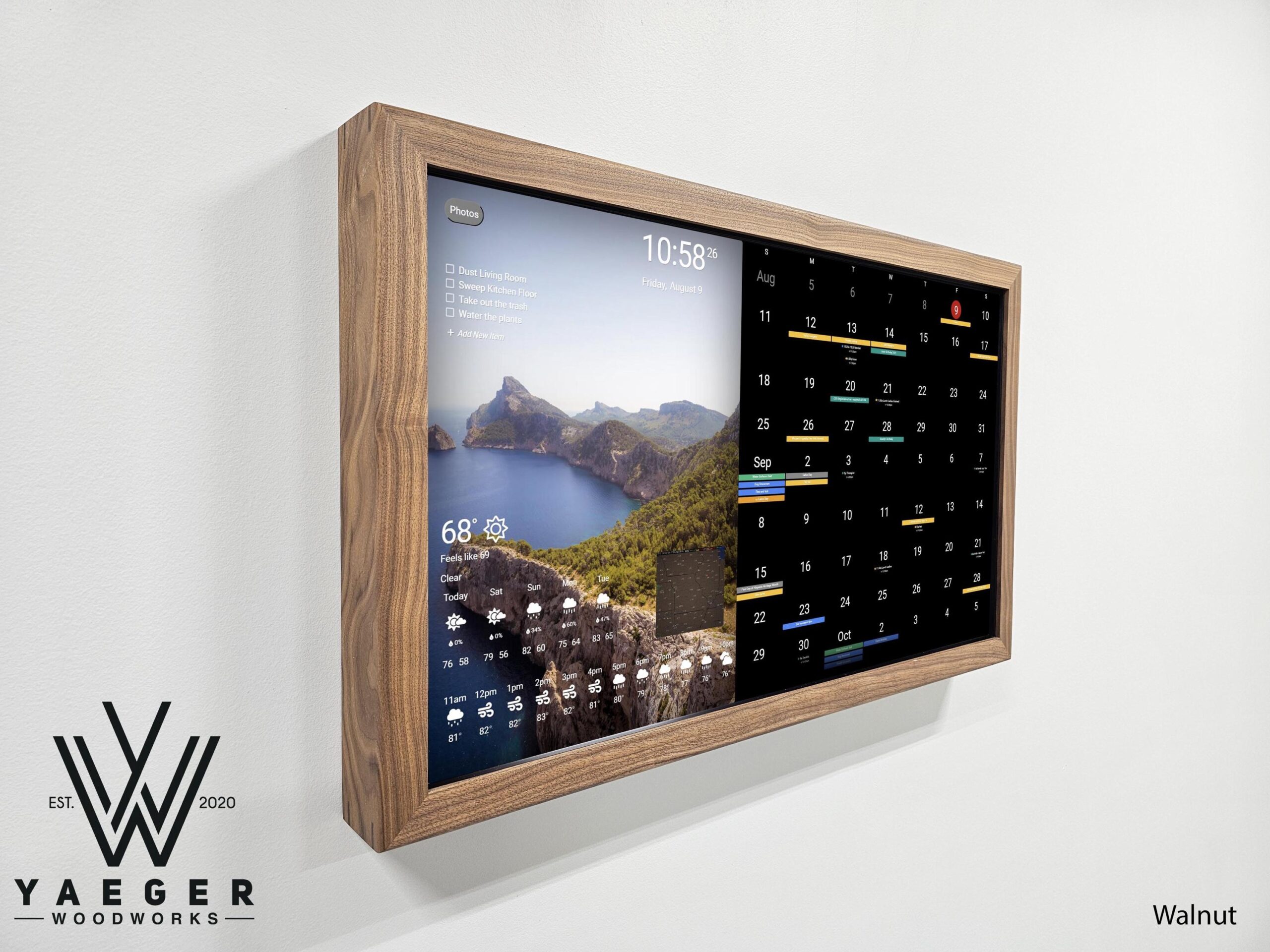 32in Touchscreen Smart Calendar Smart Home Control Center Dakboard Etsy