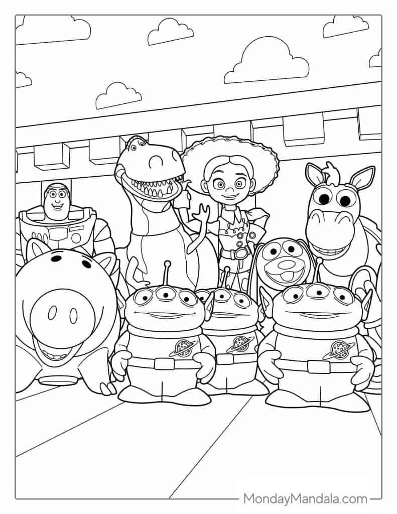 toy story 4 coloring pages