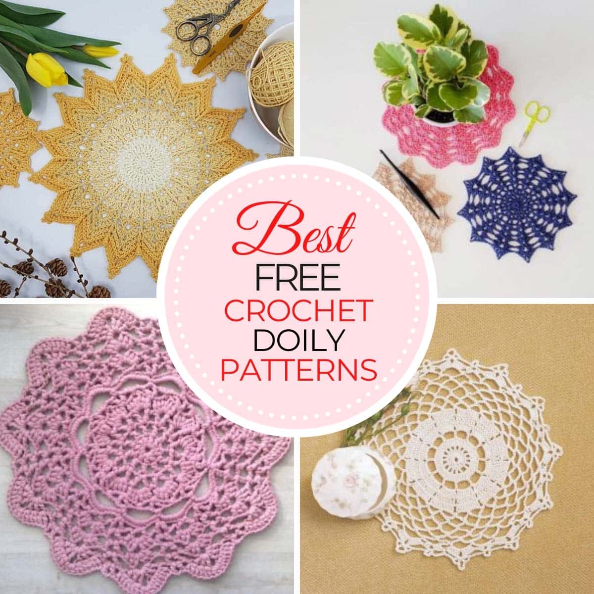 35 Free Crochet Doily Patterns Best Of The Best TREASURIE
