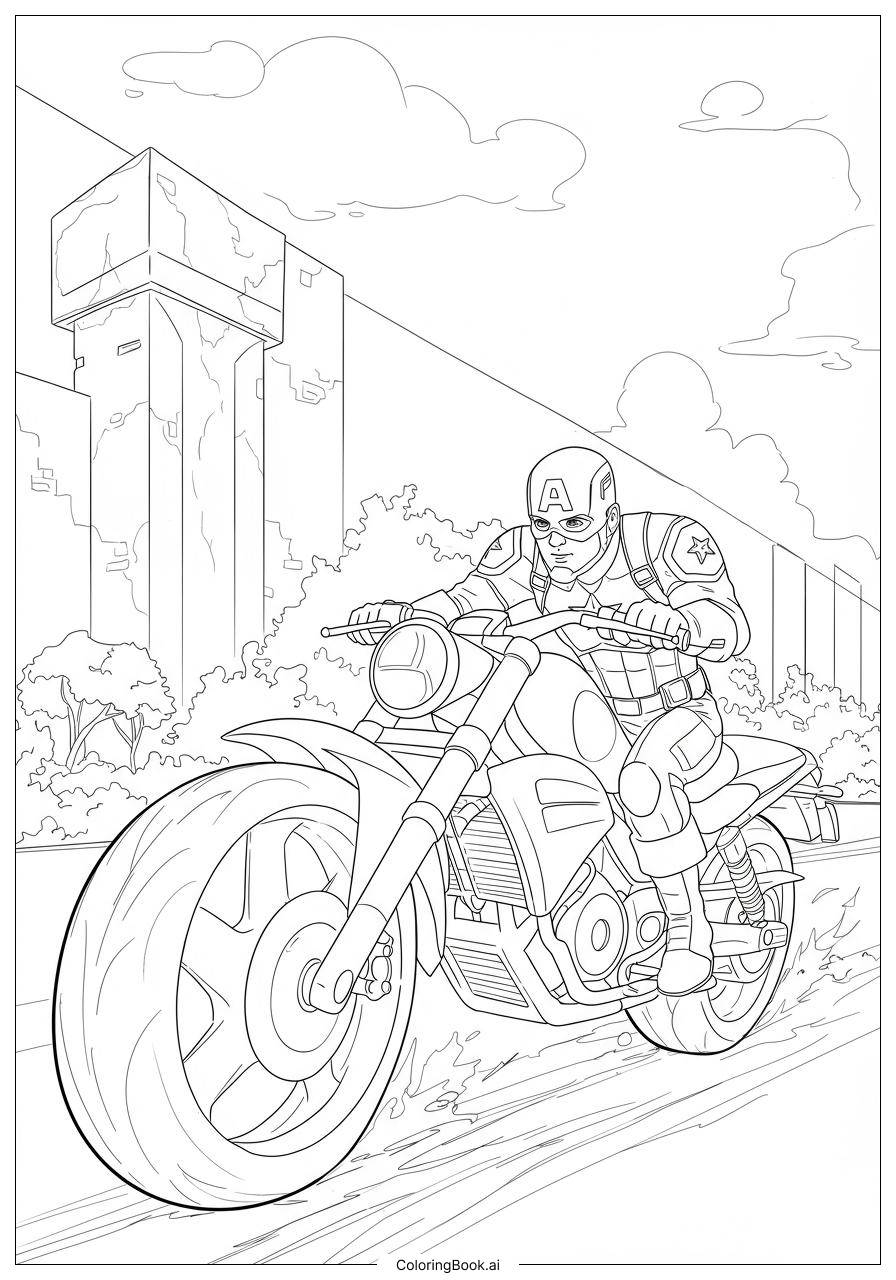 printable coloring pages captain america