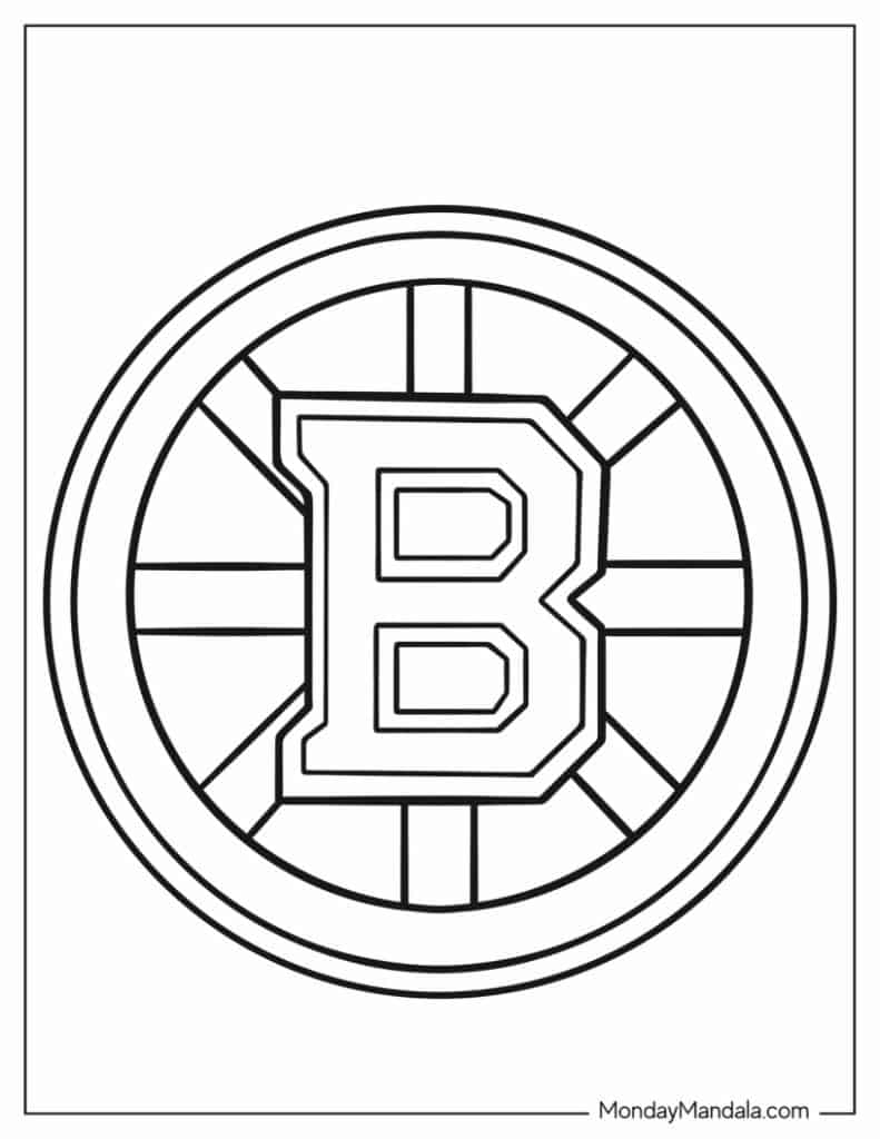 36 Hockey NHL Coloring Pages Free PDF Printables 