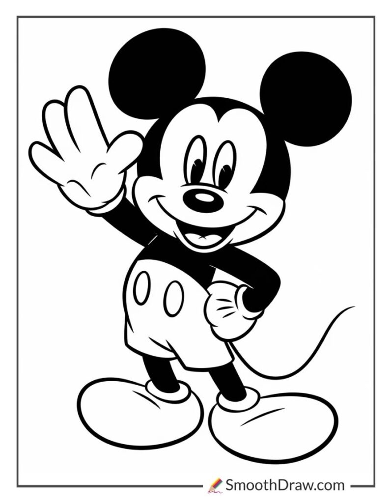 mickey mouse images for coloring