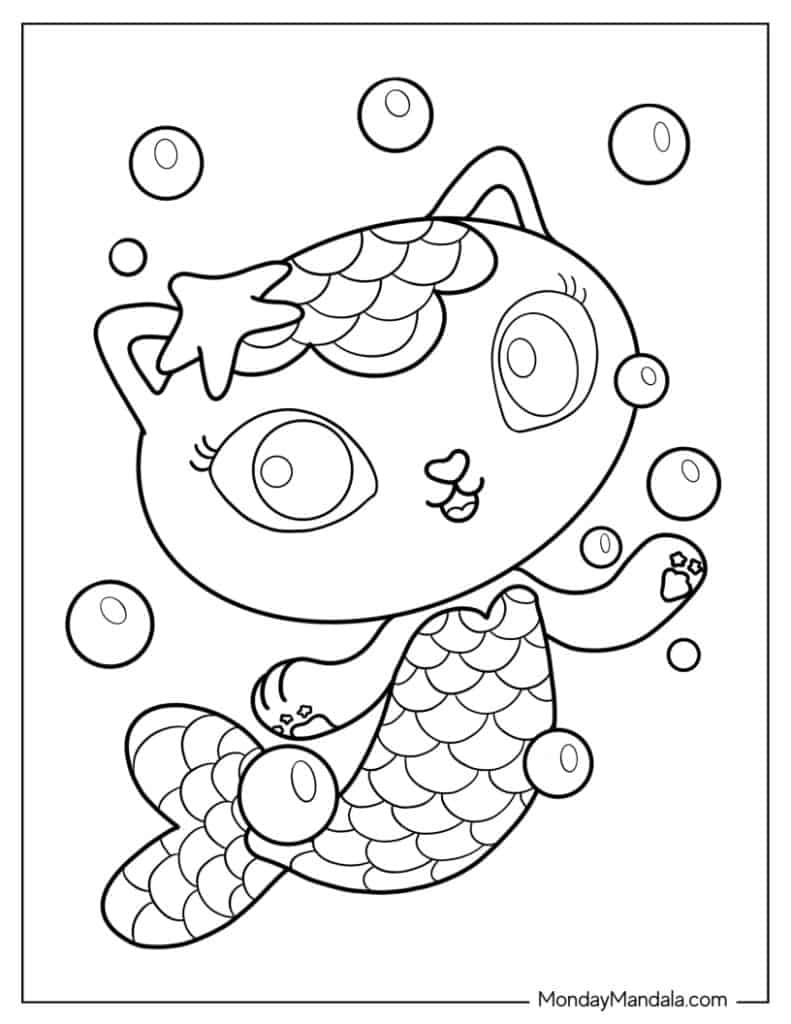 38 Gabby s Dollhouse Coloring Pages Free PDF Printables 