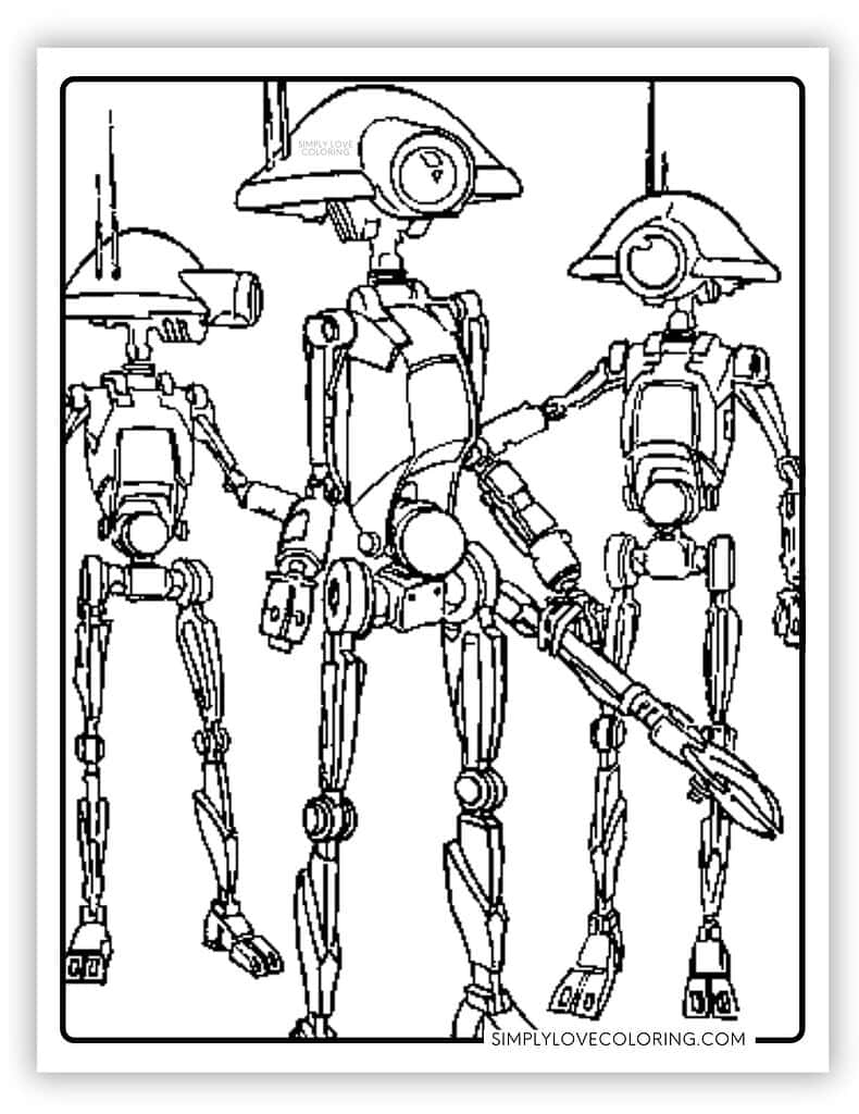 38 Stars Wars Coloring Pages Free PDF Printables Simply Love Coloring