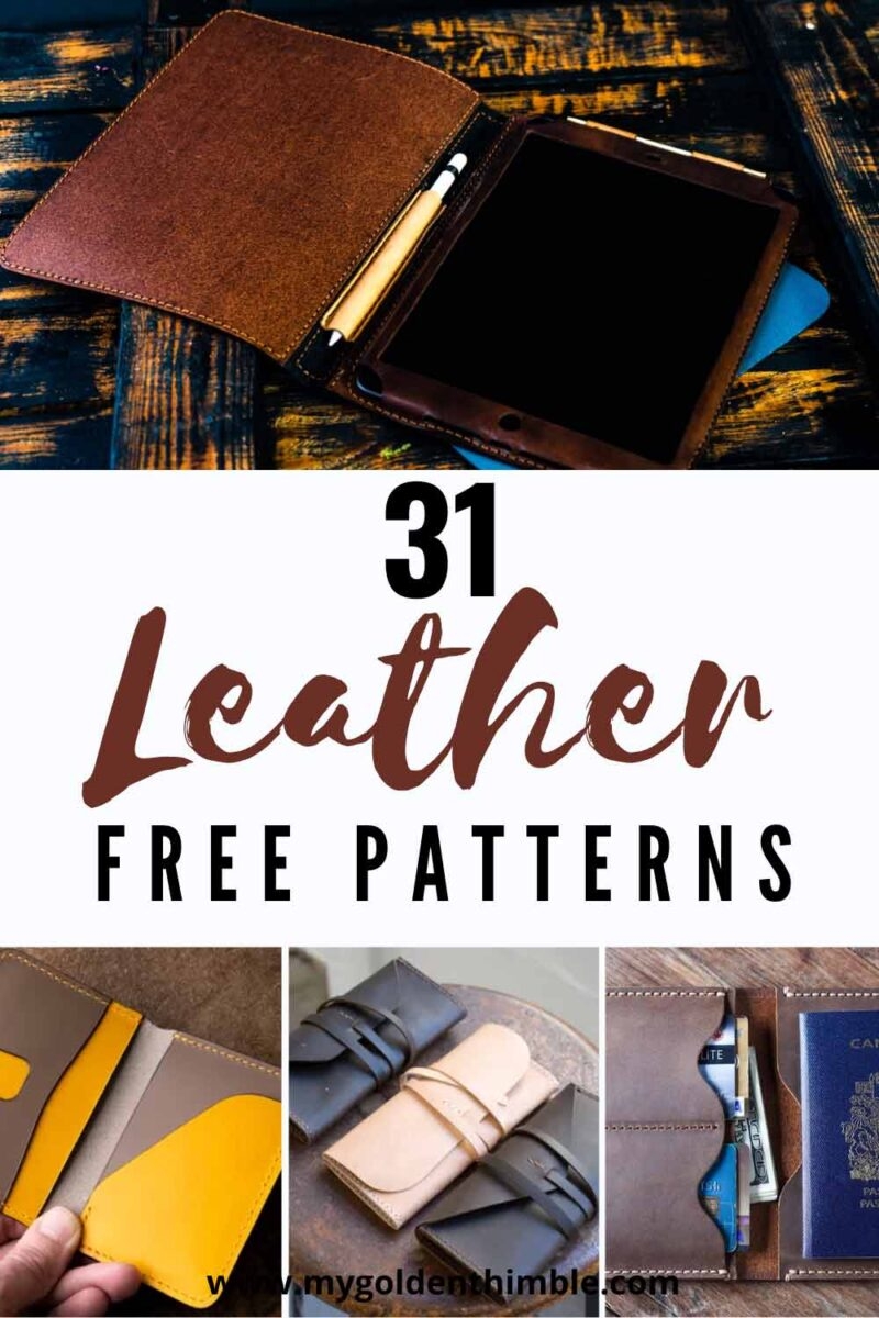 printable leather wallet pattern pdf free