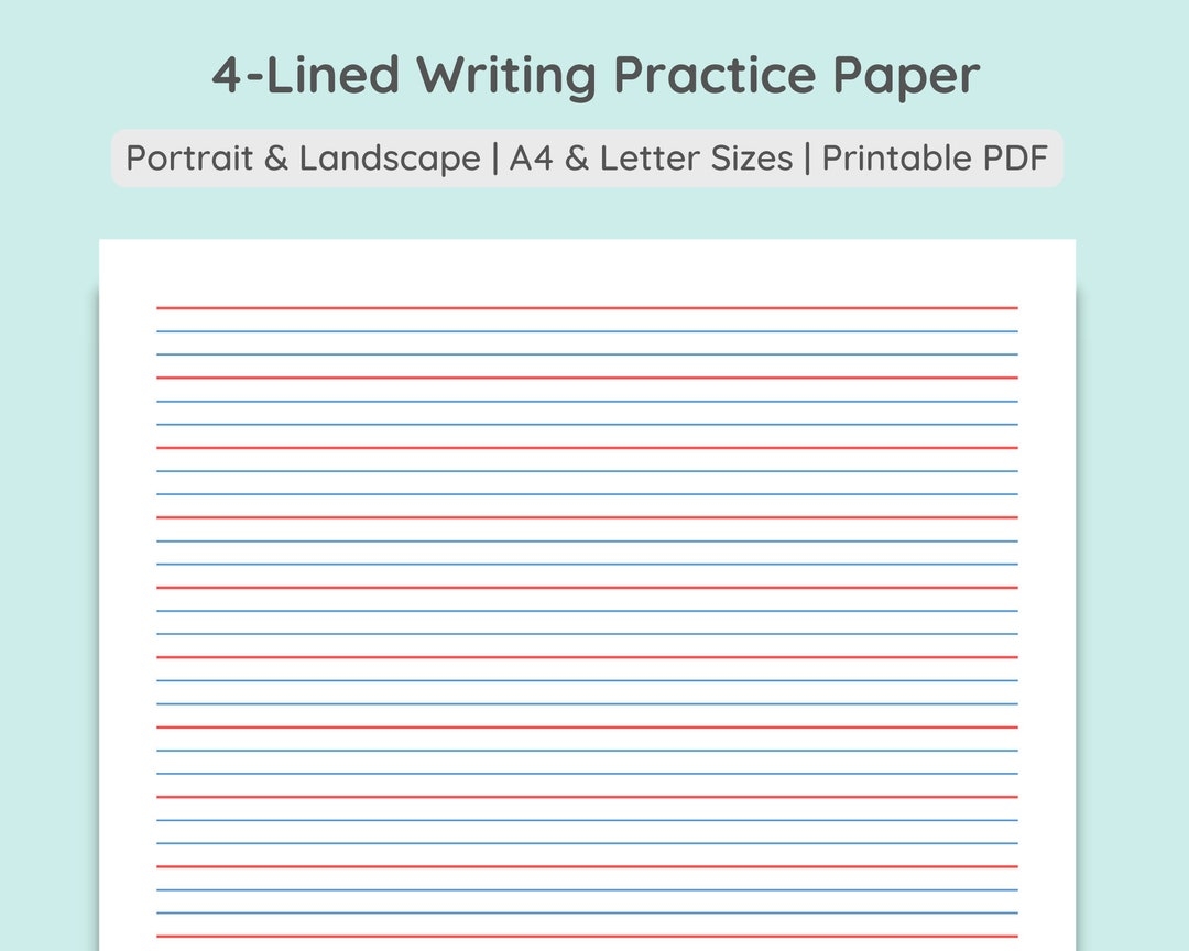printable lined writing paper