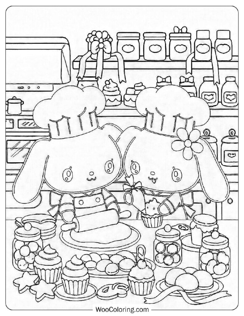 40 Sanrio Coloring Pages Free PDF To Print Woo Coloring