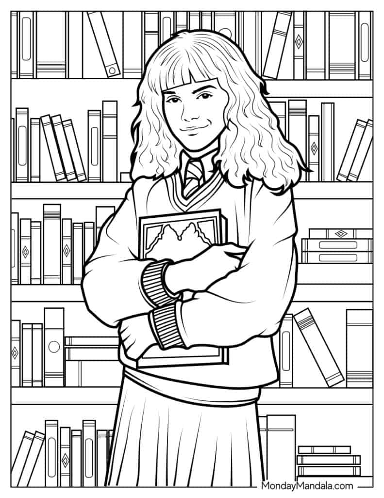 44 Harry Potter Coloring Pages Free PDF Printables 