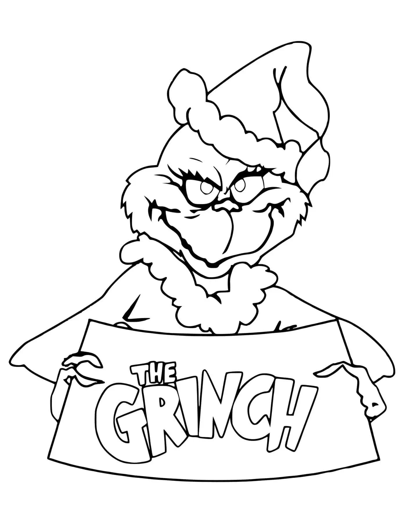 easy the grinch coloring pages