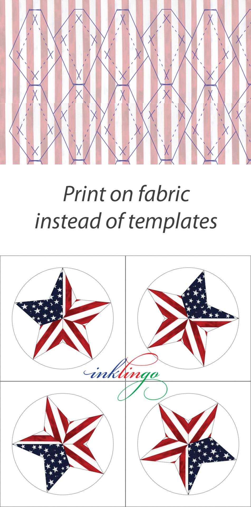 printable star quilt pattern