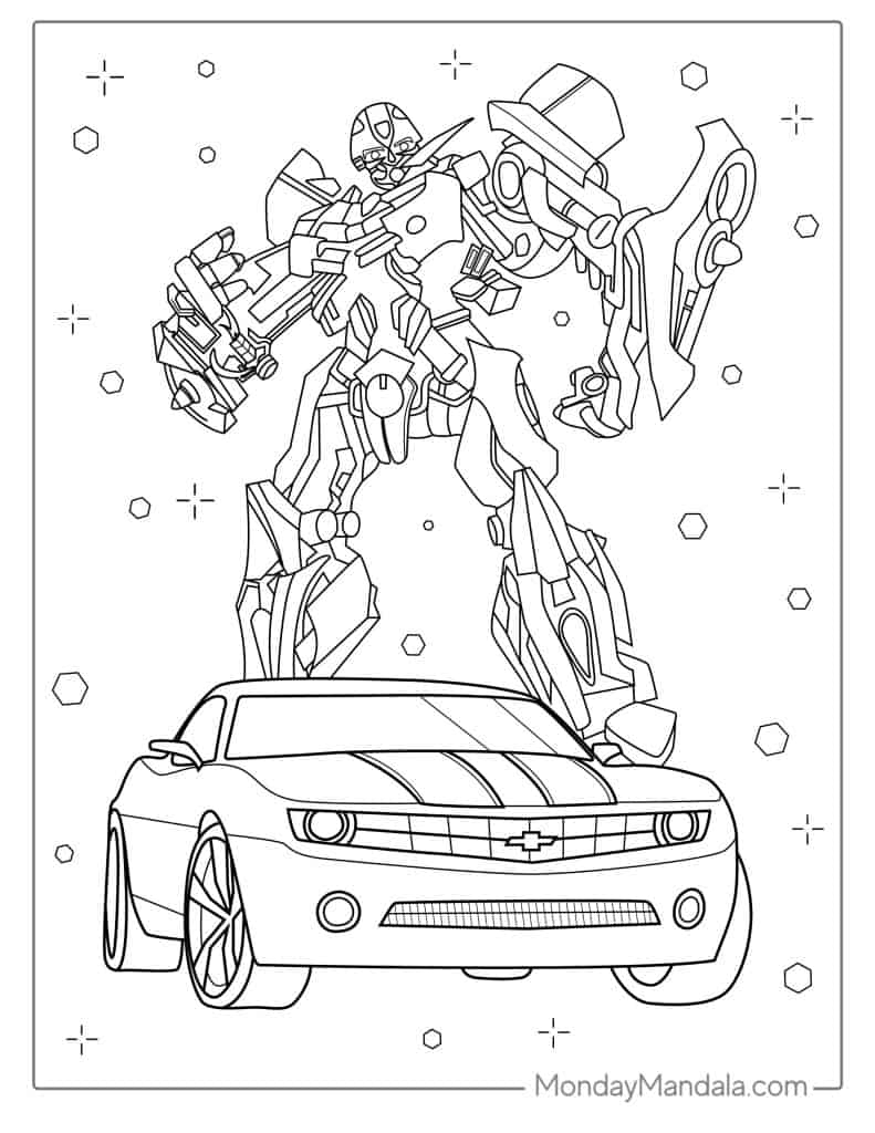 transformers free printable coloring pages
