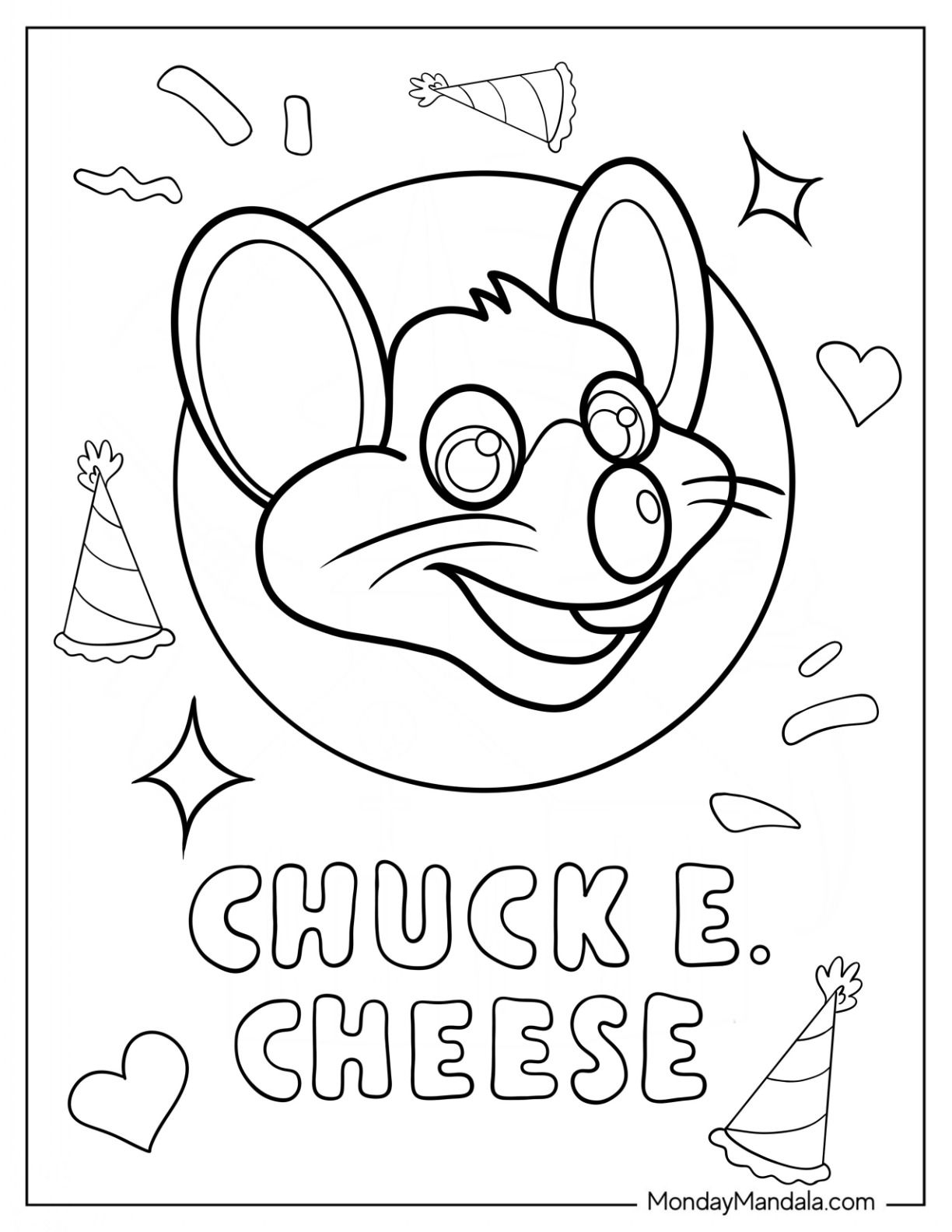 51 Chuck E Cheese Coloring Ideas To Save Today Chuck E Cheese Chucks Free Printable Coloring Pages And More