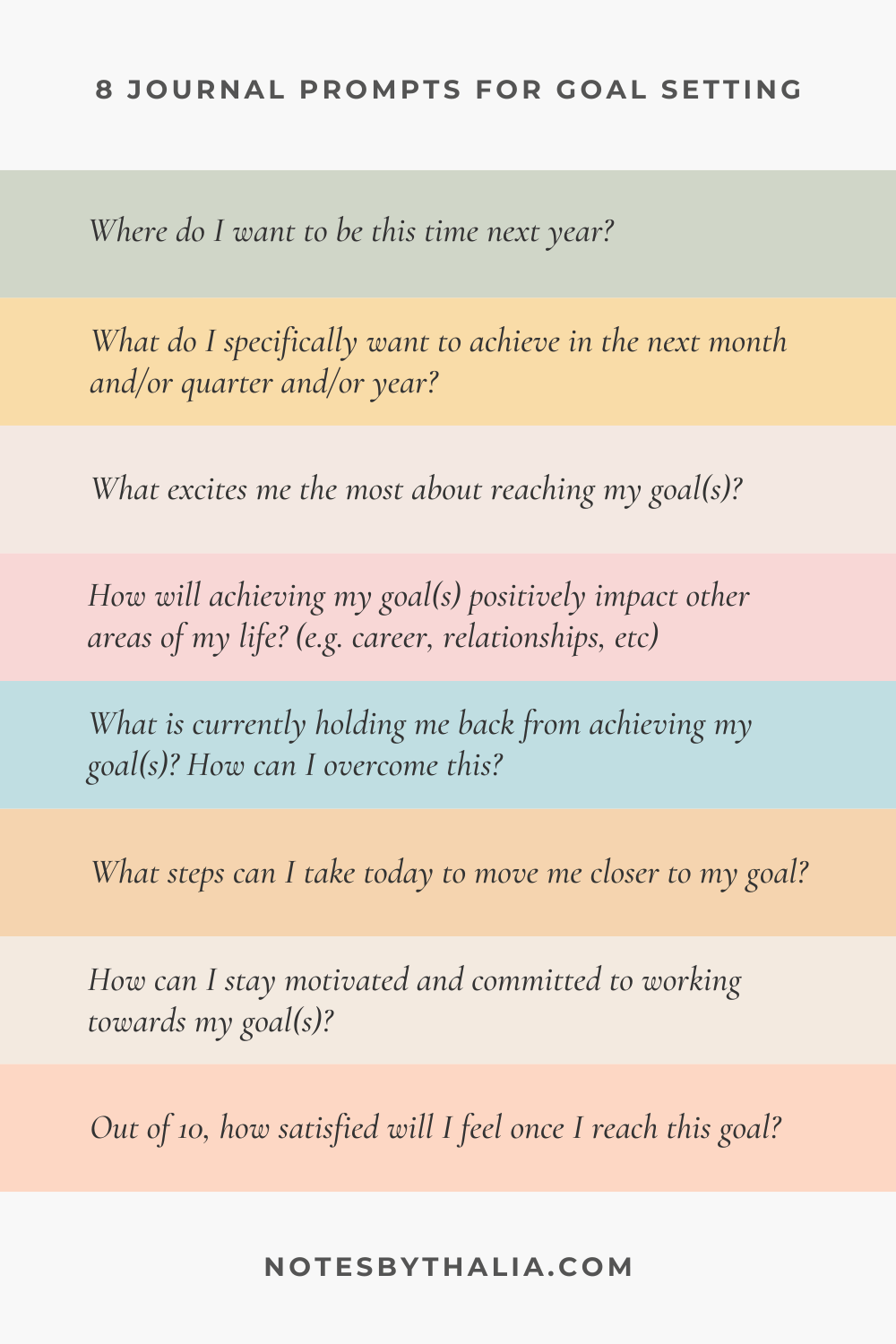 51 Guided Journal Prompts For Goal Setting