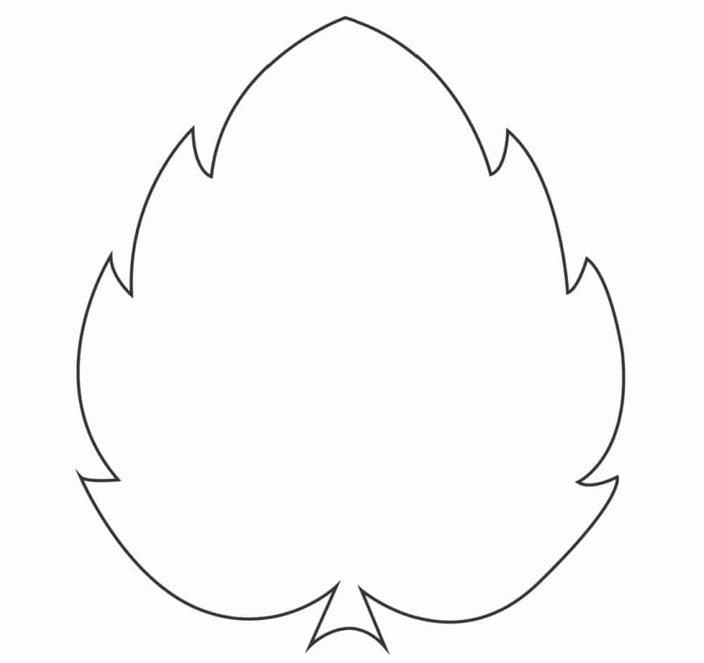 free printable leaf pattern
