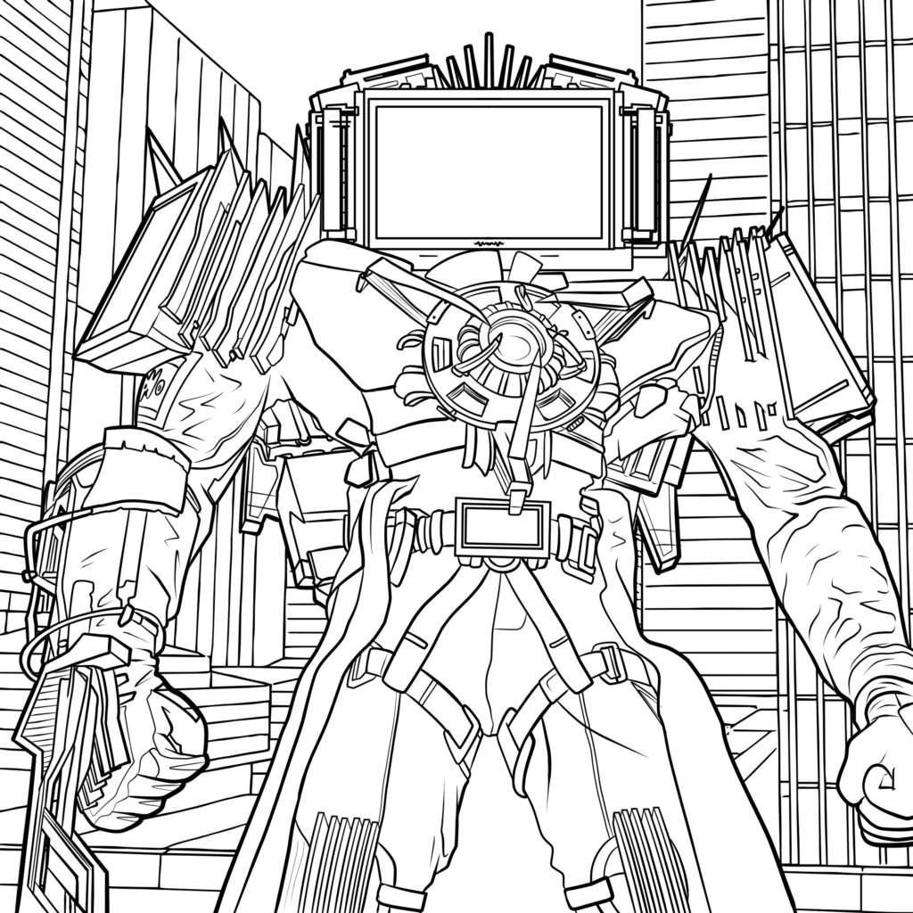 6 Skibbidi Toilet Coloring Pages TheToyZone