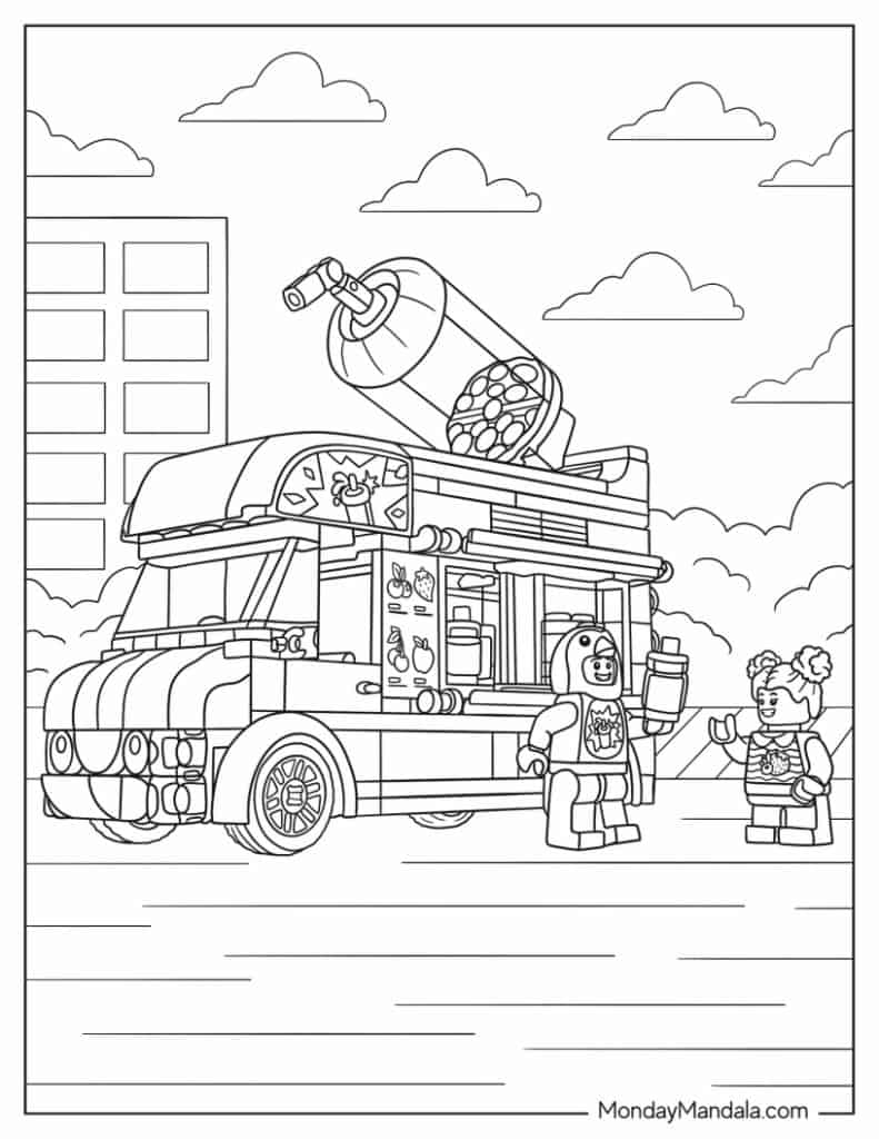 60 Lego Coloring Pages Free PDF Printables 