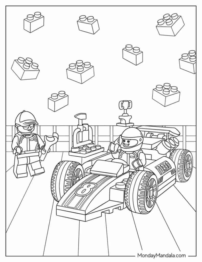 60 Lego Coloring Pages Free PDF Printables 
