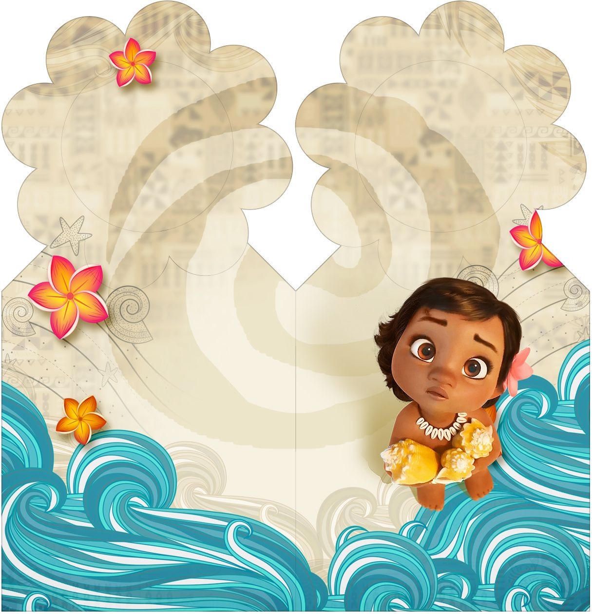 moana stickers feliz cumpleaños