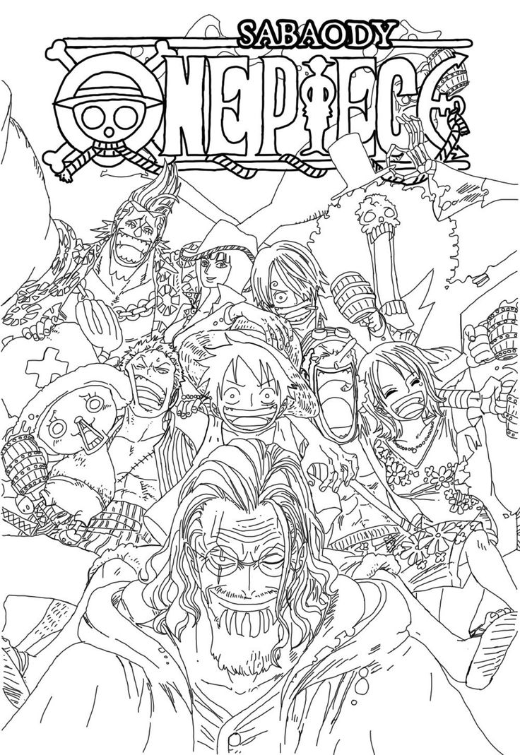670 One Piece Coloring Pages Free Printable PDF Online Coloring